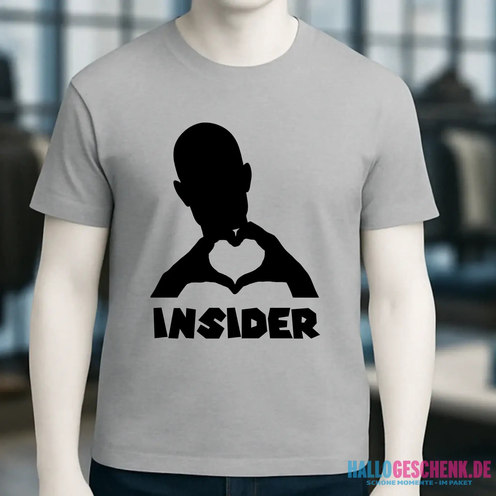 Keine Frage, ich liebe Dich auch! • Insider • personalisierter Text • Unisex Premium T-Shirt XS-5XL aus Bio-Baumwolle für Damen & Herren • Exklusivdesign • personalisiert