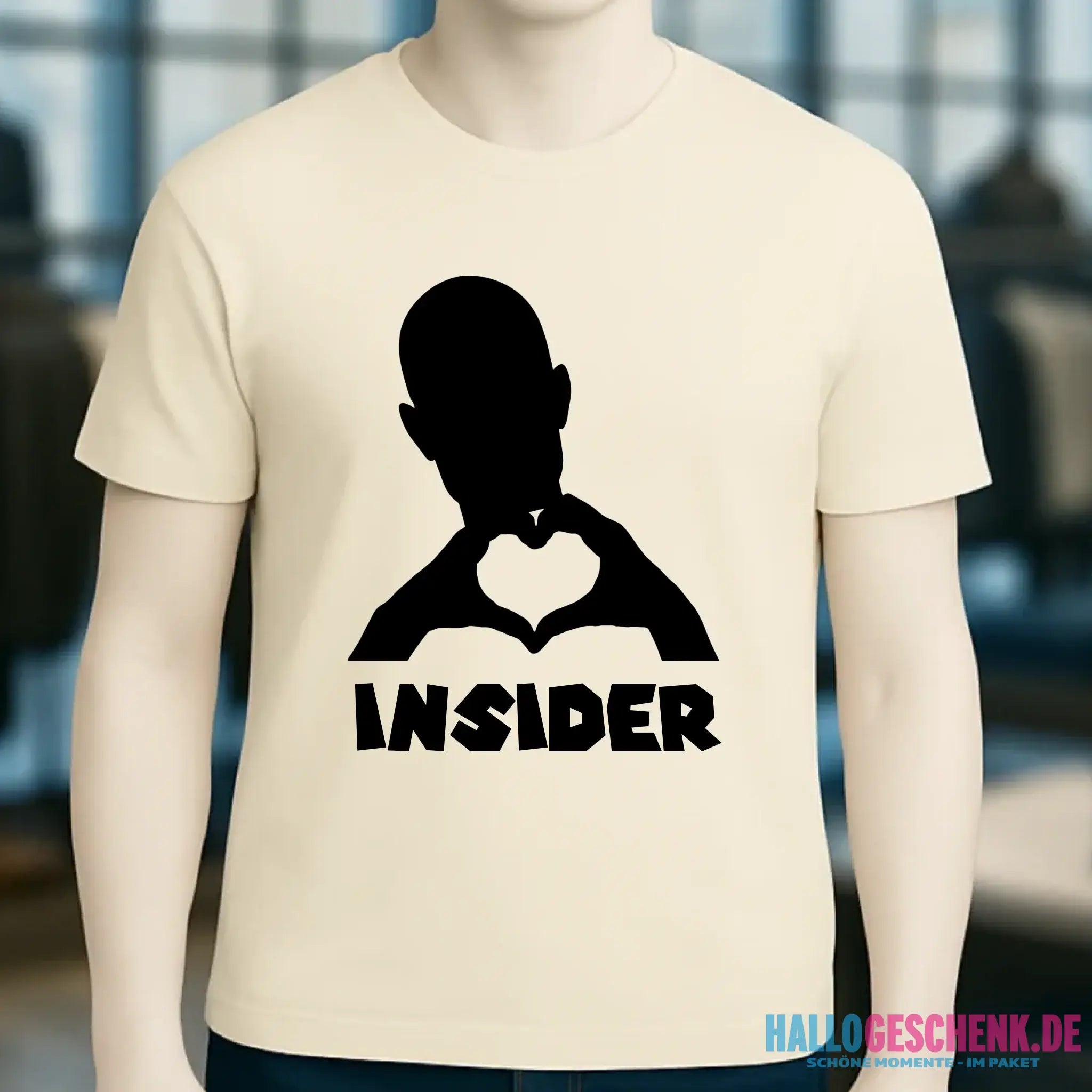 Keine Frage, ich liebe Dich auch! • Insider • personalisierter Text • Unisex Premium T-Shirt XS-5XL aus Bio-Baumwolle für Damen & Herren • Exklusivdesign • personalisiert