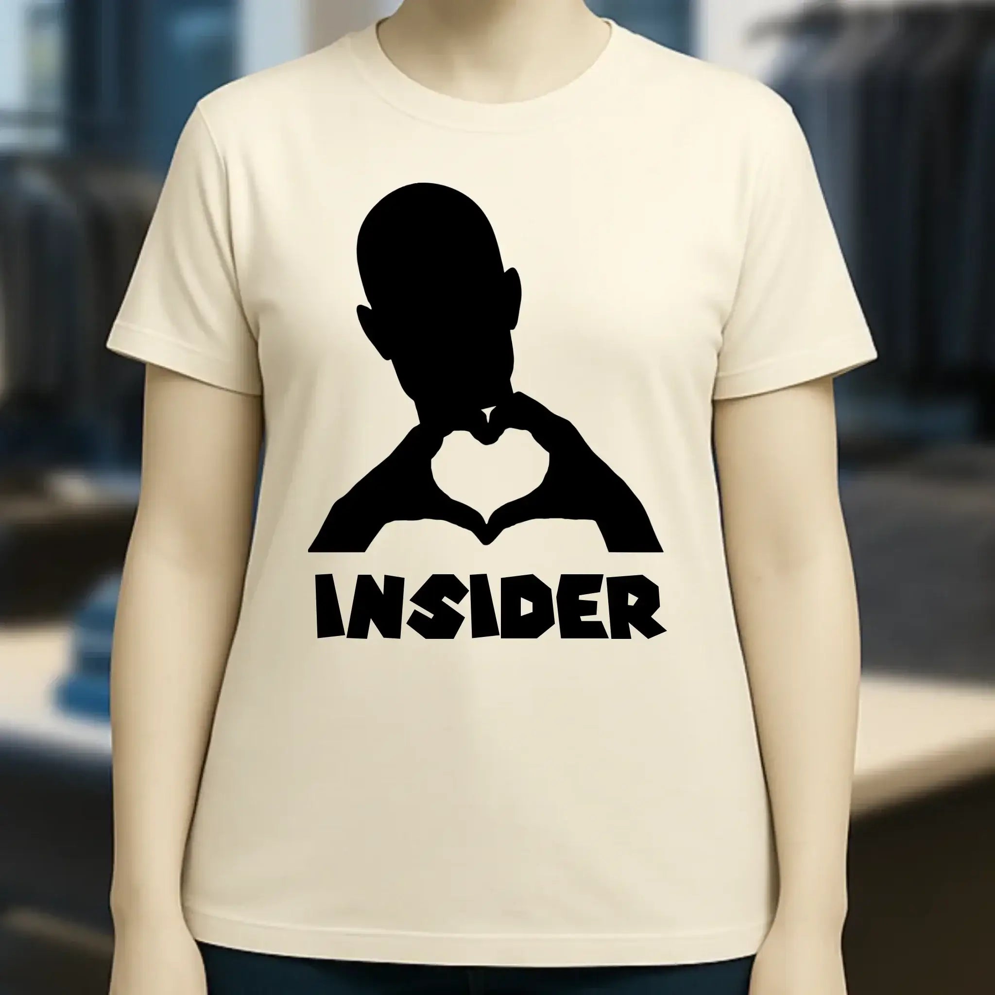 Keine Frage, ich liebe Dich auch! • Insider • personalisierter Text • Ladies Premium T-Shirt XS-2XL aus Bio-Baumwolle für Damen • Exklusivdesign • personalisiert • Motivauswahl • personalisierbar