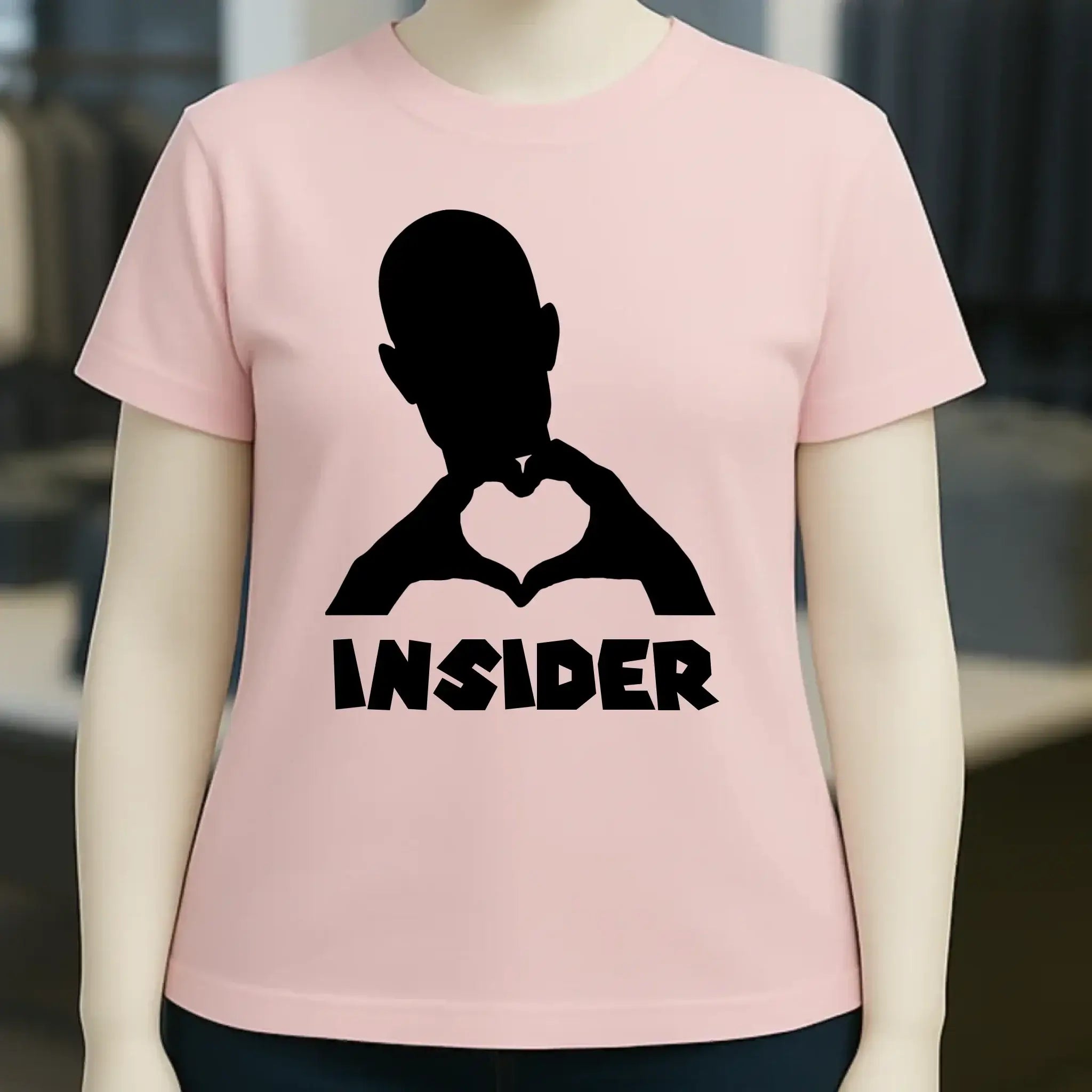 Keine Frage, ich liebe Dich auch! • Insider • personalisierter Text • Ladies Premium T-Shirt XS-2XL aus Bio-Baumwolle für Damen • Exklusivdesign • personalisiert • Motivauswahl • personalisierbar