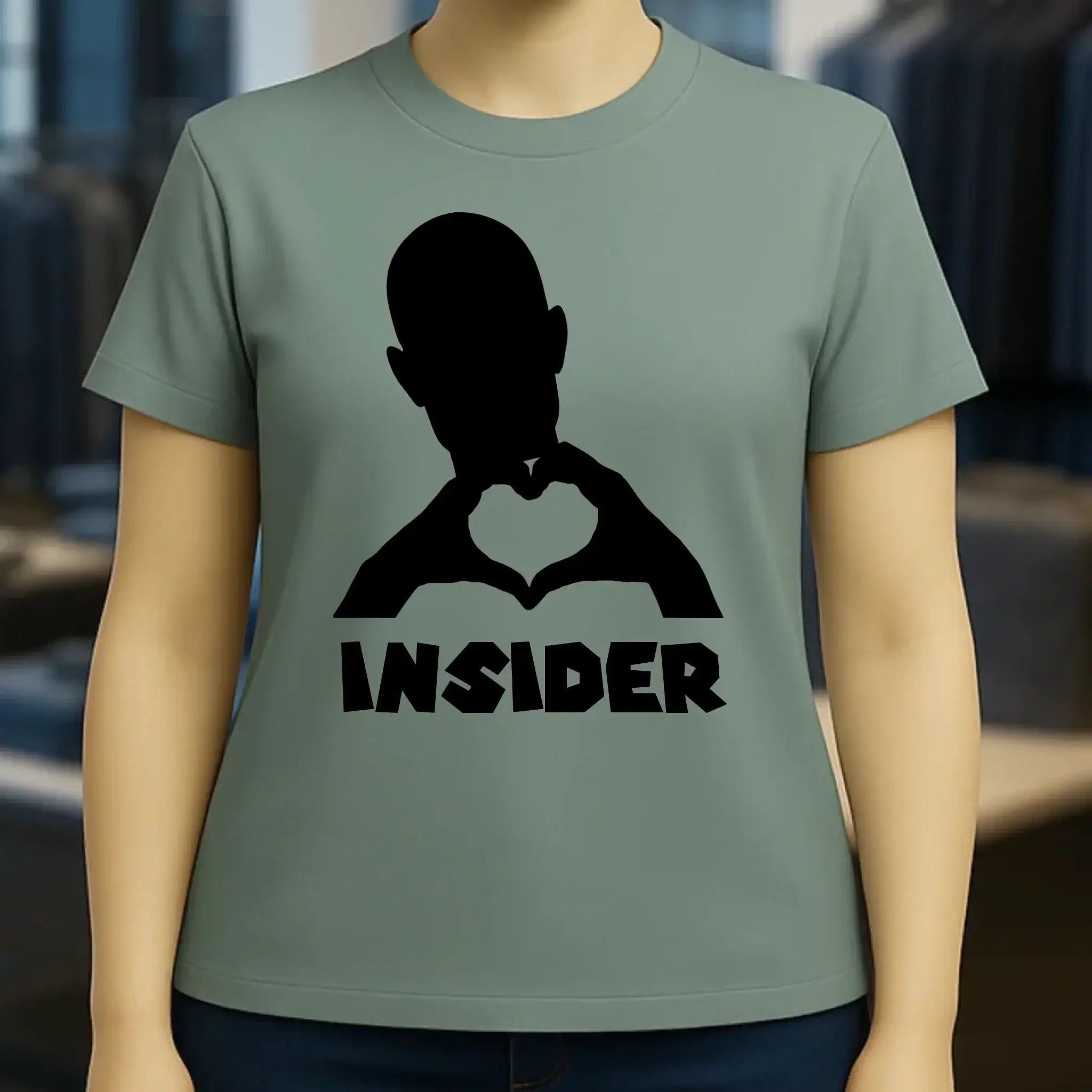 Keine Frage, ich liebe Dich auch! • Insider • personalisierter Text • Ladies Premium T-Shirt XS-2XL aus Bio-Baumwolle für Damen • Exklusivdesign • personalisiert • Motivauswahl • personalisierbar