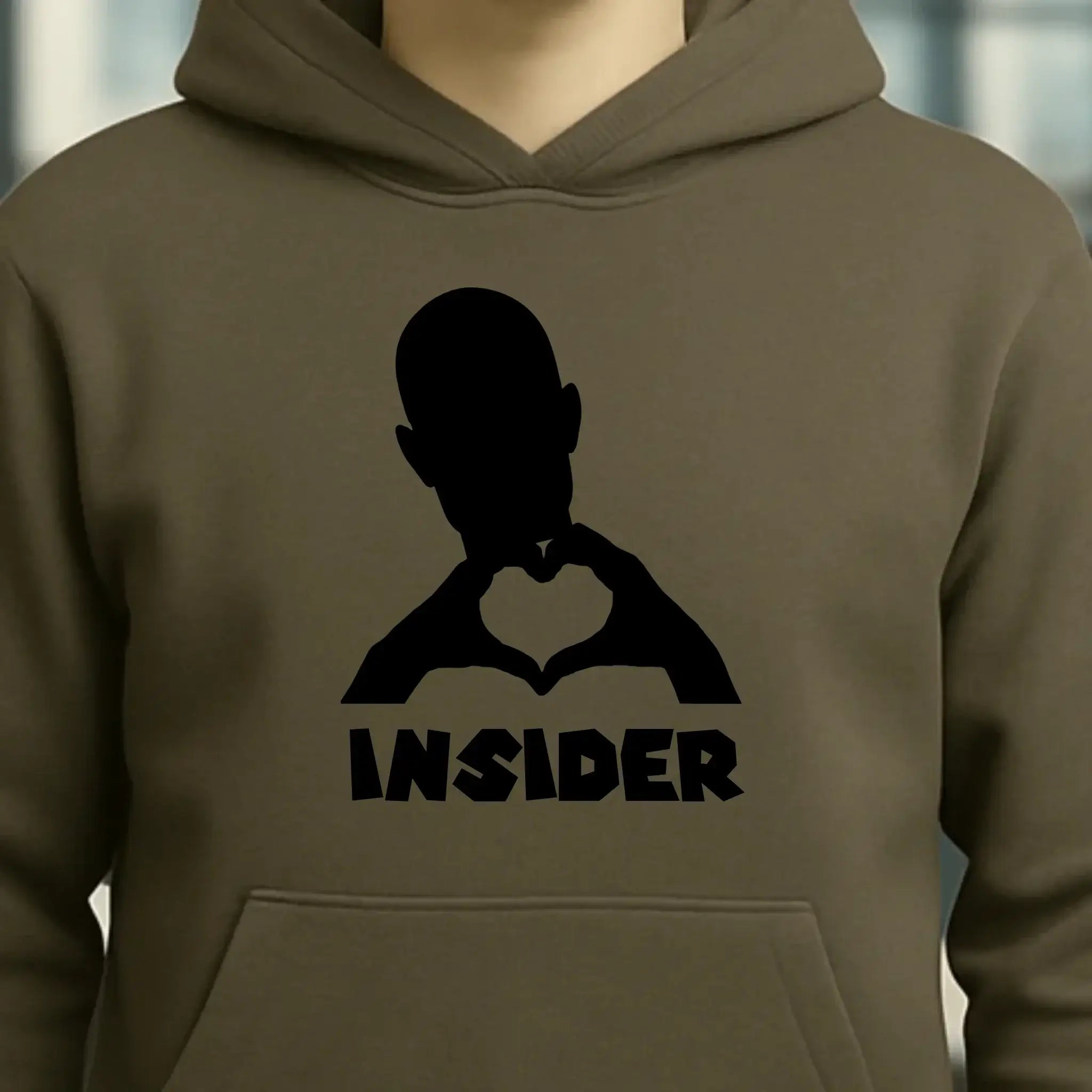 Keine Frage, ich liebe Dich auch! • Insider • personalisierter Text • Unisex Premium Hoodie XS-5XL aus Bio-Baumwolle für Damen & Herren • Exklusivdesign • personalisiert