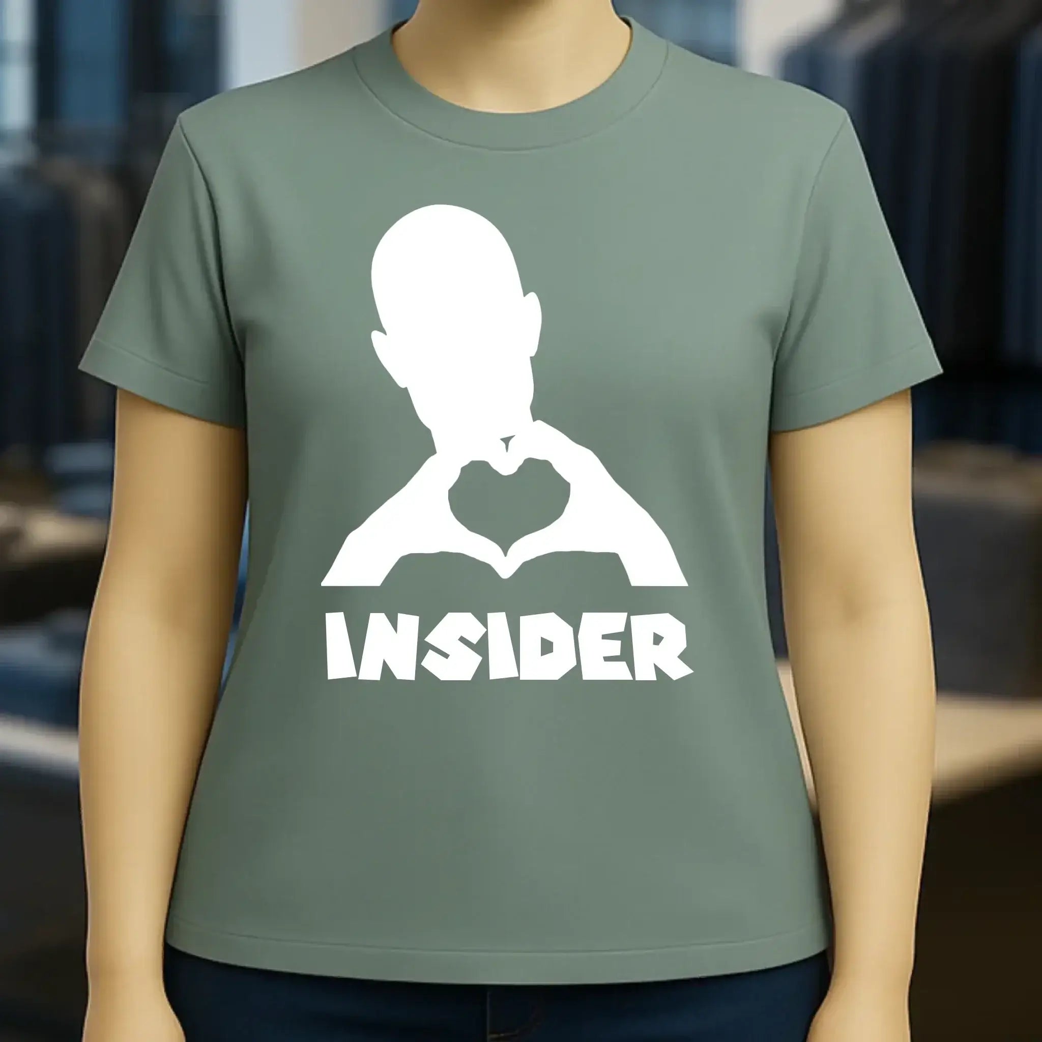 Keine Frage, ich liebe Dich auch! • Insider White • personalisierter Text • Ladies Premium T-Shirt XS-2XL aus Bio-Baumwolle für Damen • Exklusivdesign • personalisiert • Motivauswahl • personalisierbar copy