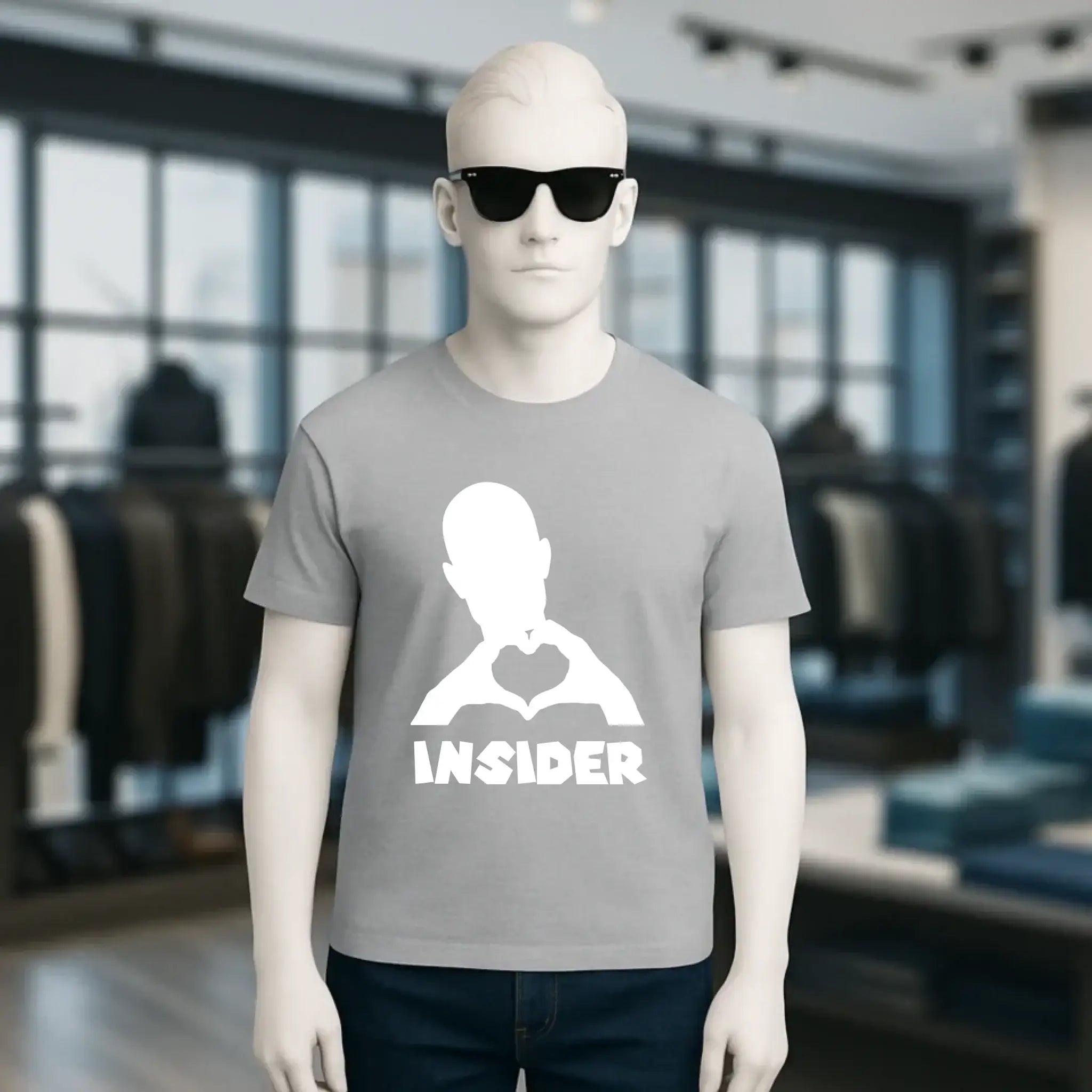 Keine Frage, ich liebe Dich auch! • Insider White • personalisierter Text • Unisex Premium T-Shirt XS-5XL aus Bio-Baumwolle für Damen & Herren • Exklusivdesign • personalisiert