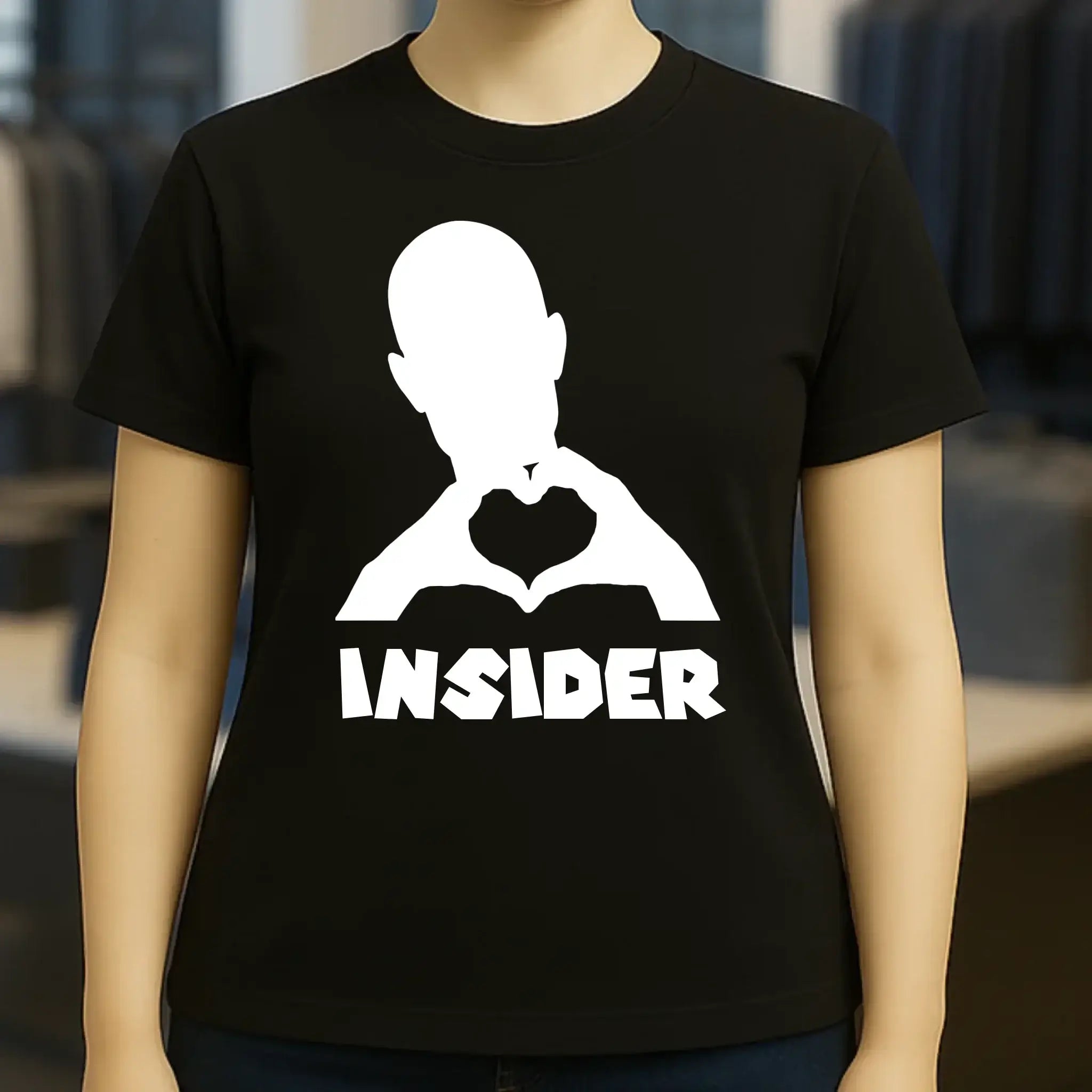 Keine Frage, ich liebe Dich auch! • Insider White • personalisierter Text • Ladies Premium T-Shirt XS-2XL aus Bio-Baumwolle für Damen • Exklusivdesign • personalisiert • Motivauswahl • personalisierbar copy