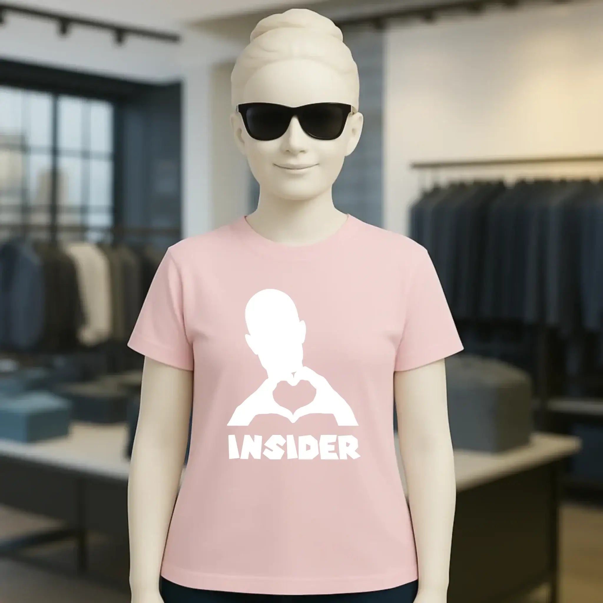 Keine Frage, ich liebe Dich auch! • Insider White • personalisierter Text • Ladies Premium T-Shirt XS-2XL aus Bio-Baumwolle für Damen • Exklusivdesign • personalisiert • Motivauswahl • personalisierbar copy