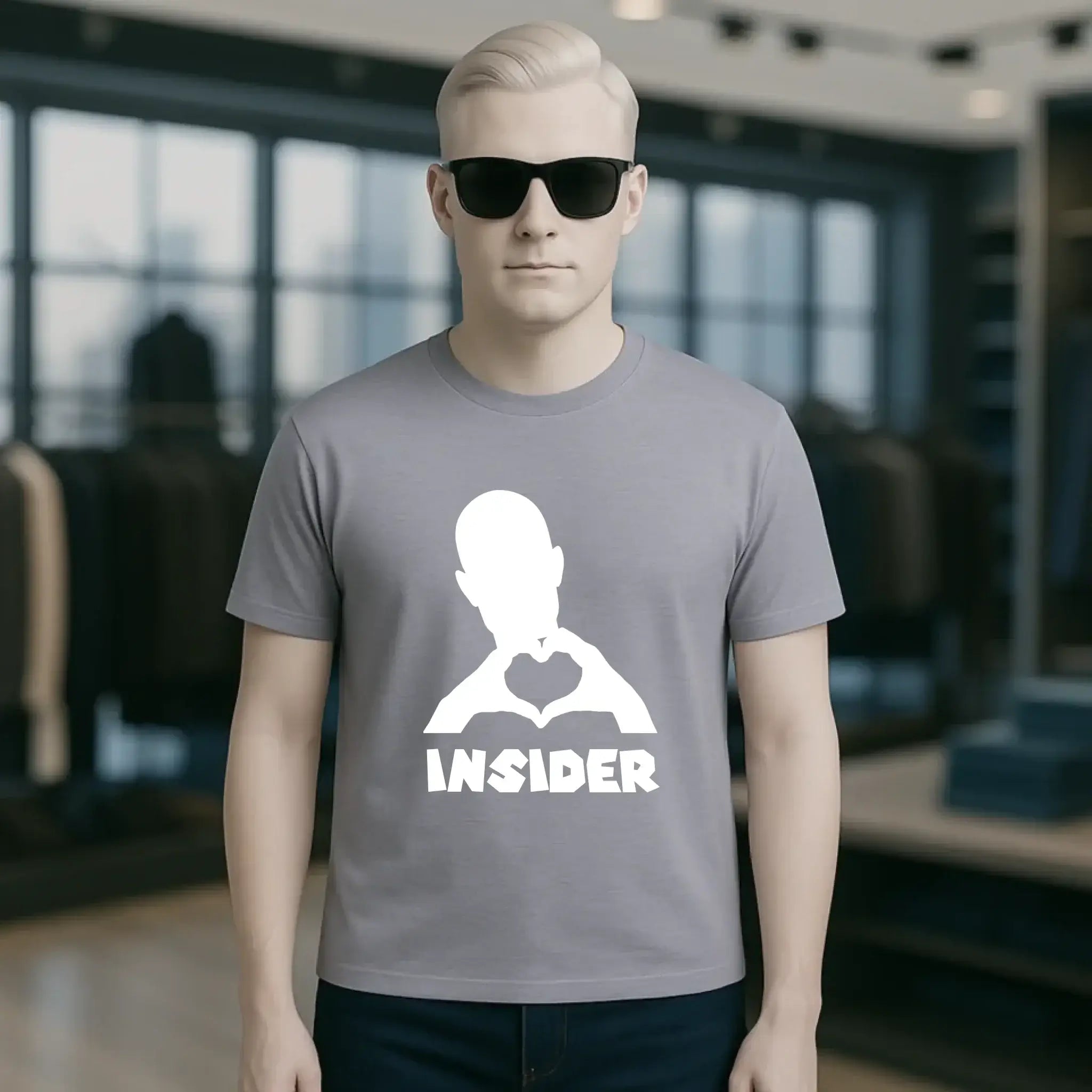 Keine Frage, ich liebe Dich auch! • Insider White • personalisierter Text • Unisex Premium T-Shirt XS-5XL aus Bio-Baumwolle für Damen & Herren • Exklusivdesign • personalisiert