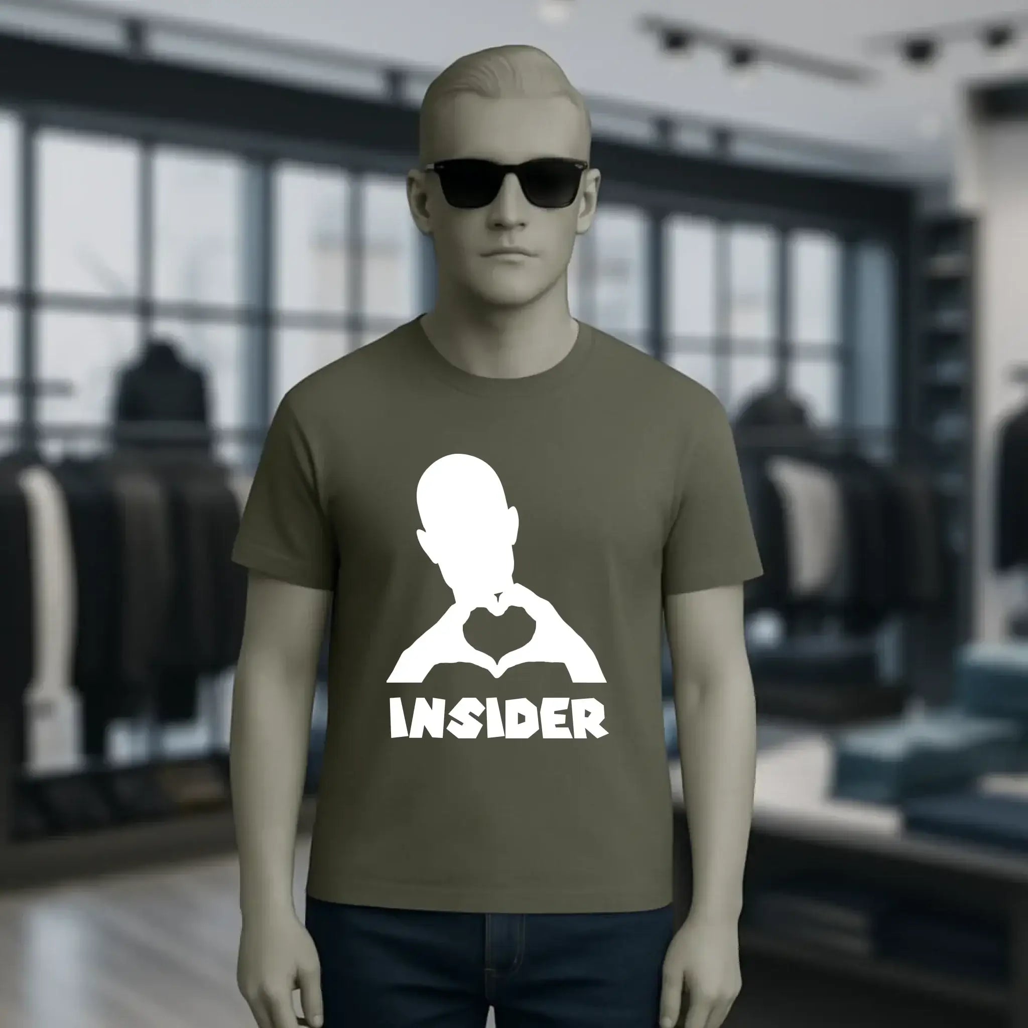 Keine Frage, ich liebe Dich auch! • Insider White • personalisierter Text • Unisex Premium T-Shirt XS-5XL aus Bio-Baumwolle für Damen & Herren • Exklusivdesign • personalisiert