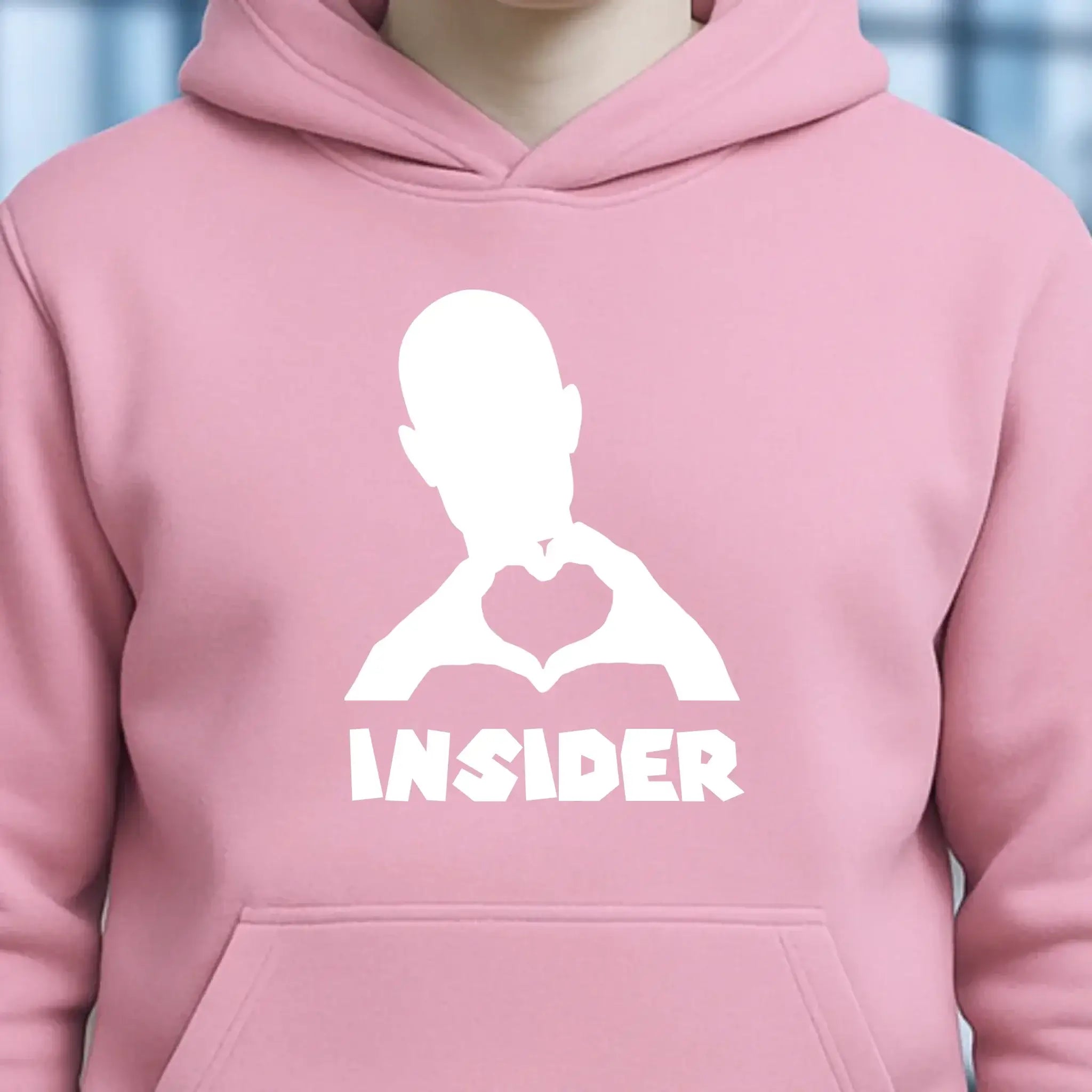 Keine Frage, ich liebe Dich auch! • Insider White • personalisierter Text • Unisex Premium Hoodie XS-5XL aus Bio-Baumwolle für Damen & Herren • Exklusivdesign • personalisiert