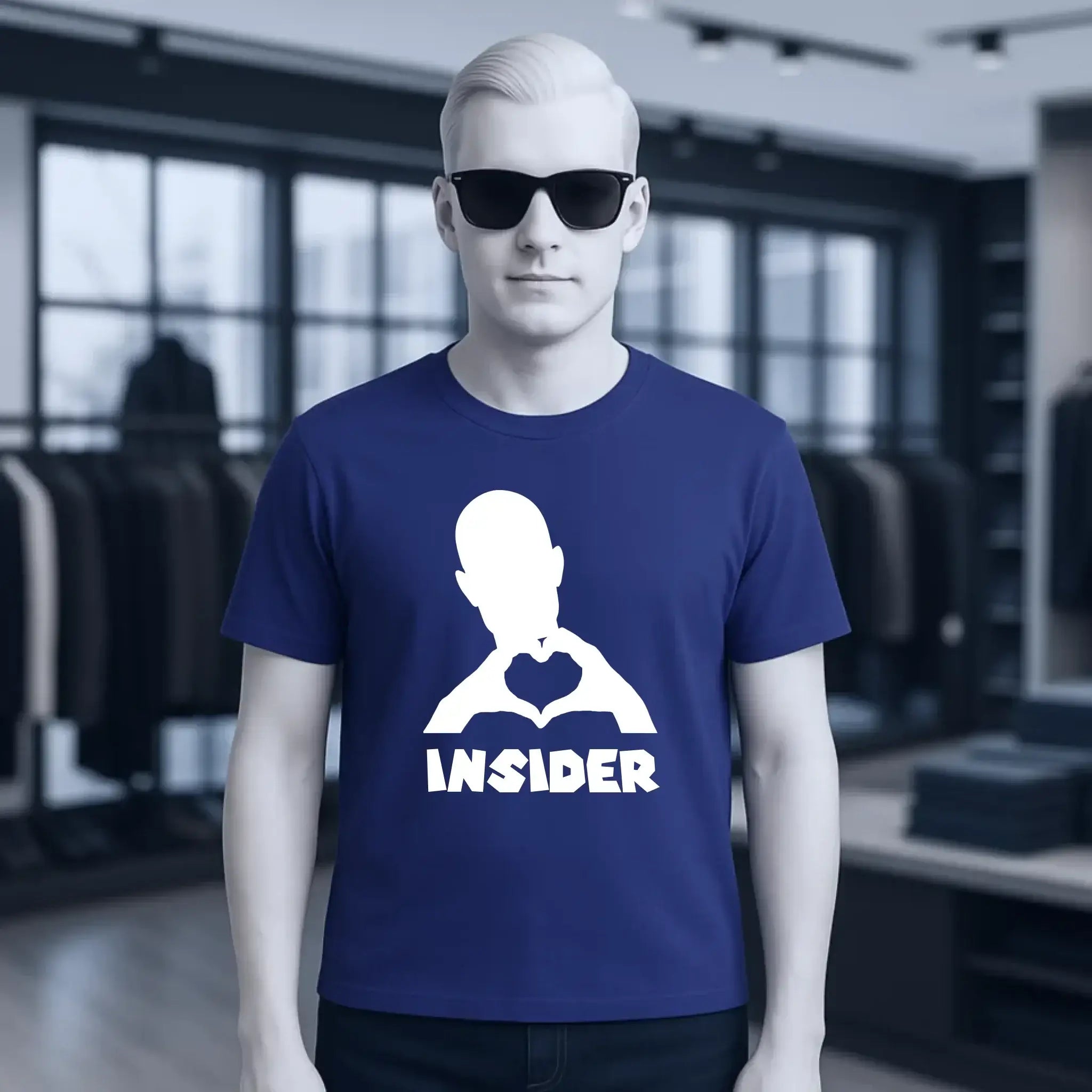 Keine Frage, ich liebe Dich auch! • Insider White • personalisierter Text • Unisex Premium T-Shirt XS-5XL aus Bio-Baumwolle für Damen & Herren • Exklusivdesign • personalisiert