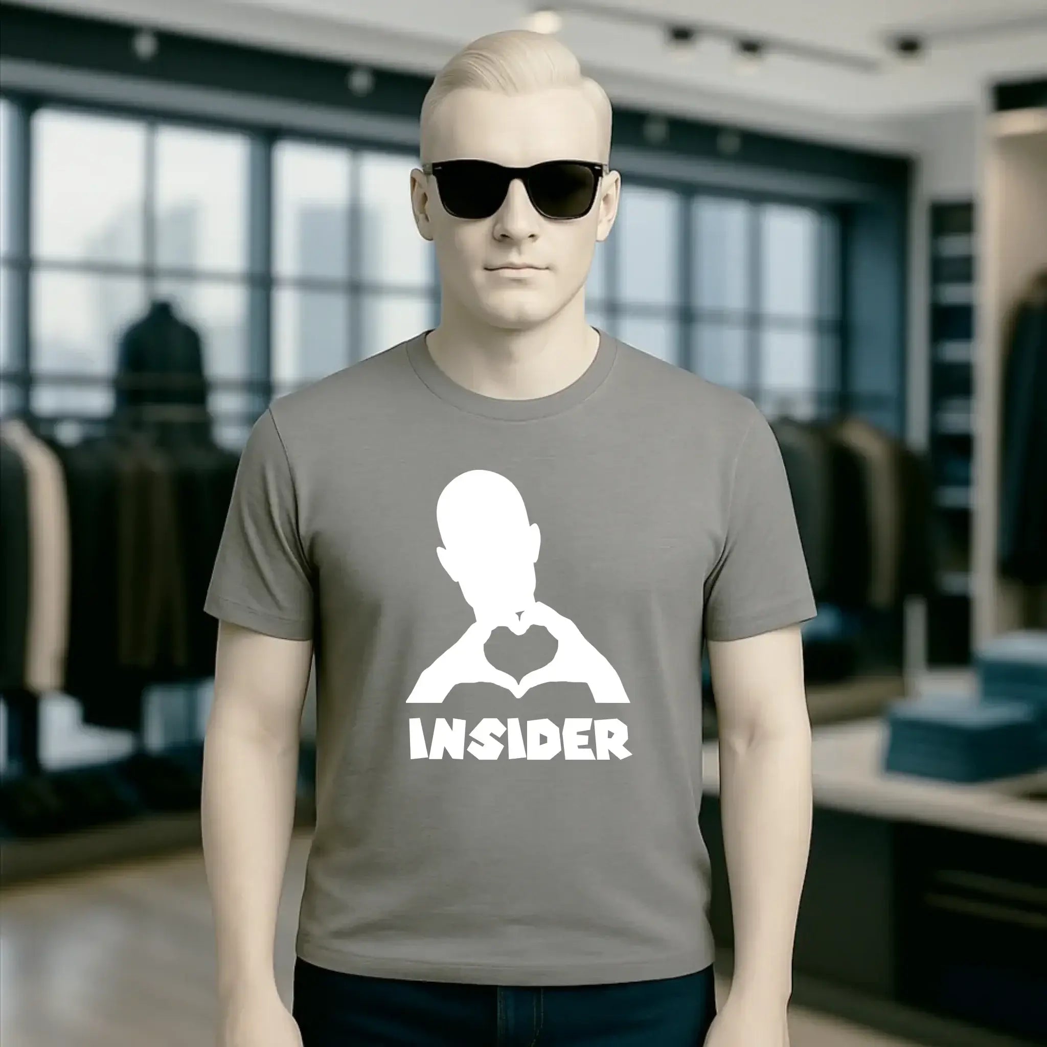 Keine Frage, ich liebe Dich auch! • Insider White • personalisierter Text • Unisex Premium T-Shirt XS-5XL aus Bio-Baumwolle für Damen & Herren • Exklusivdesign • personalisiert