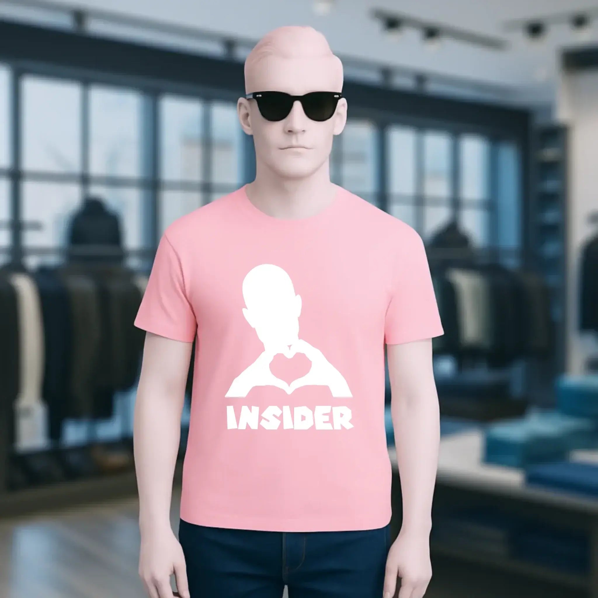 Keine Frage, ich liebe Dich auch! • Insider White • personalisierter Text • Unisex Premium T-Shirt XS-5XL aus Bio-Baumwolle für Damen & Herren • Exklusivdesign • personalisiert