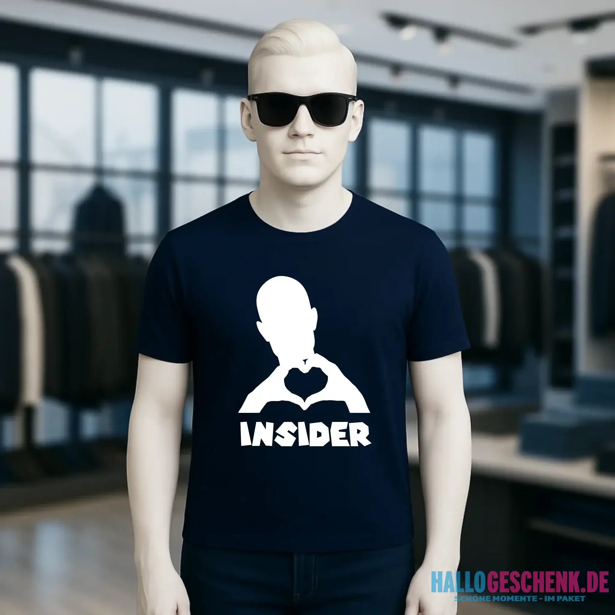 Keine Frage, ich liebe Dich auch! • Insider White • personalisierter Text • Unisex Premium T-Shirt XS-5XL aus Bio-Baumwolle für Damen & Herren • Exklusivdesign • personalisiert