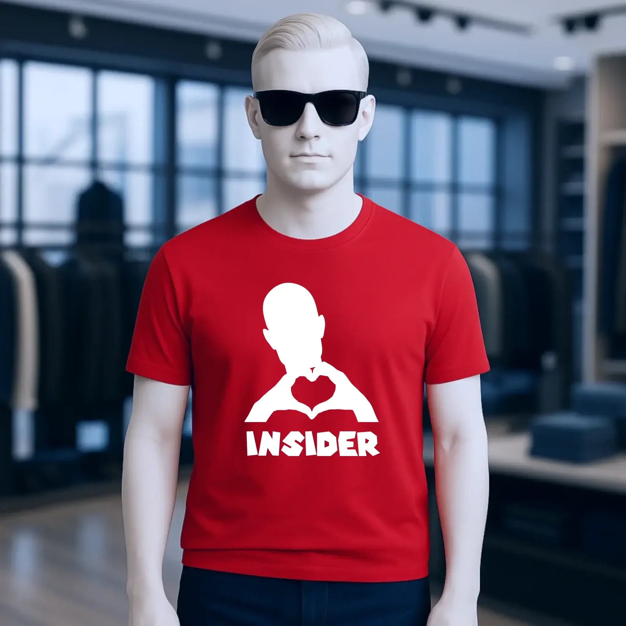 Keine Frage, ich liebe Dich auch! • Insider White • personalisierter Text • Unisex Premium T-Shirt XS-5XL aus Bio-Baumwolle für Damen & Herren • Exklusivdesign • personalisiert