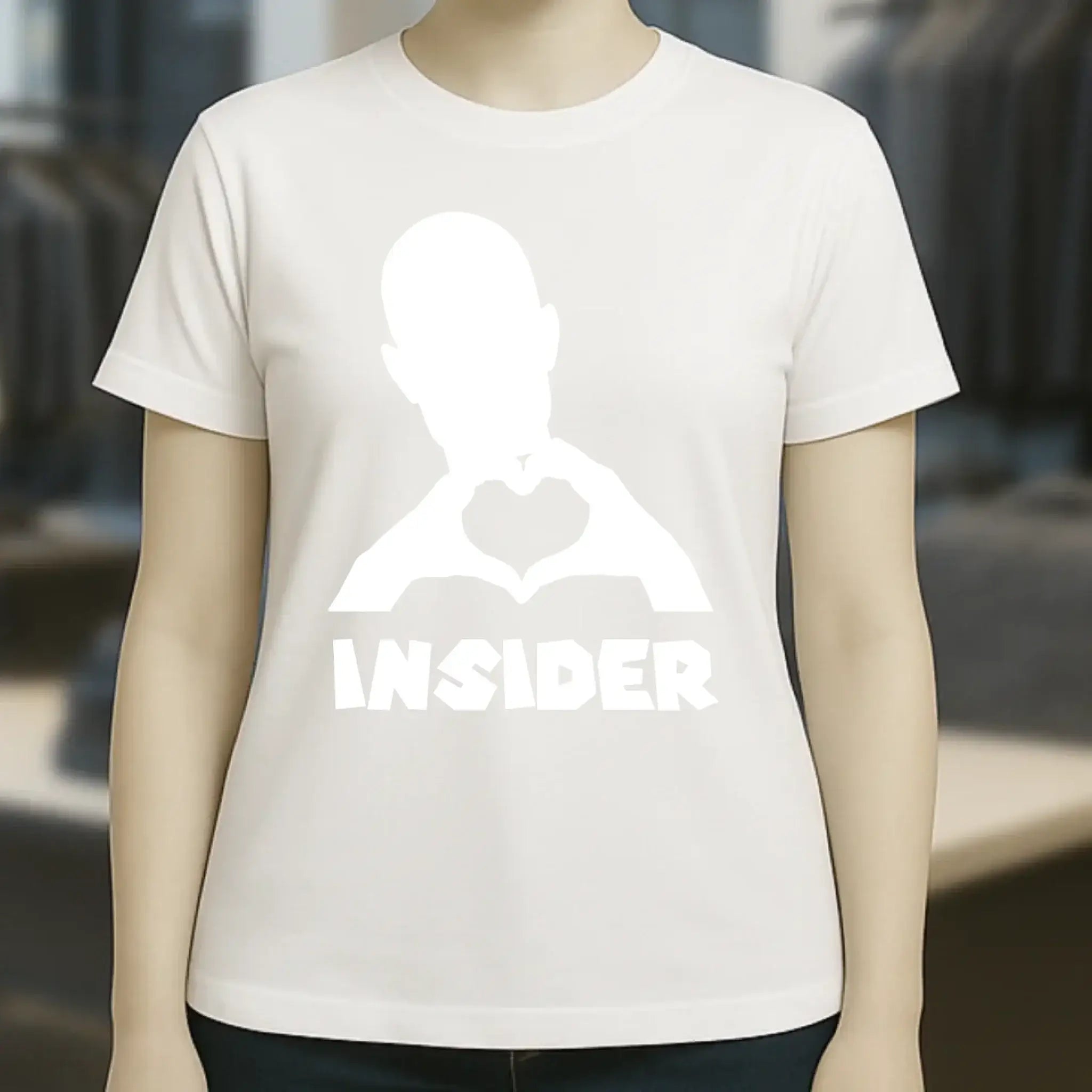Keine Frage, ich liebe Dich auch! • Insider White • personalisierter Text • Ladies Premium T-Shirt XS-2XL aus Bio-Baumwolle für Damen • Exklusivdesign • personalisiert • Motivauswahl • personalisierbar copy