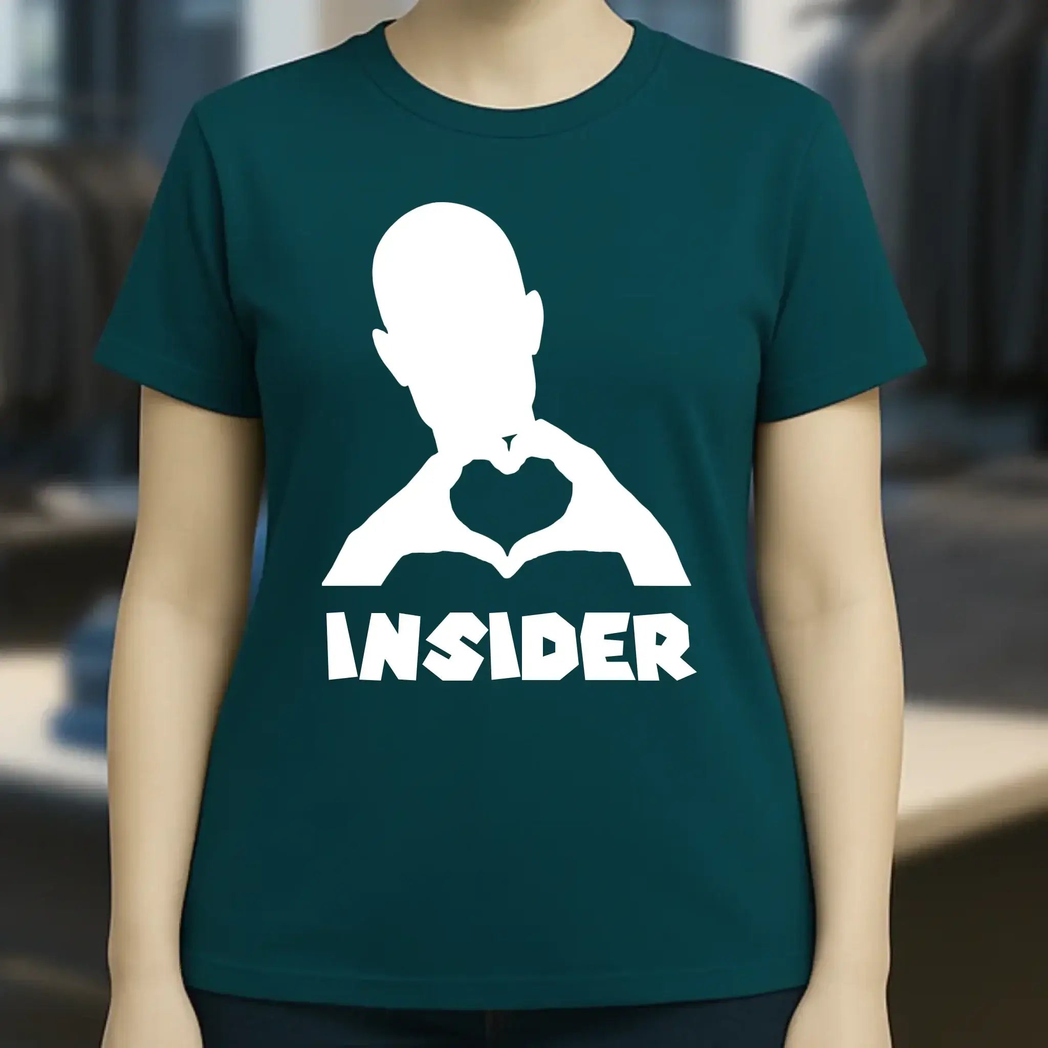 Keine Frage, ich liebe Dich auch! • Insider White • personalisierter Text • Ladies Premium T-Shirt XS-2XL aus Bio-Baumwolle für Damen • Exklusivdesign • personalisiert • Motivauswahl • personalisierbar copy