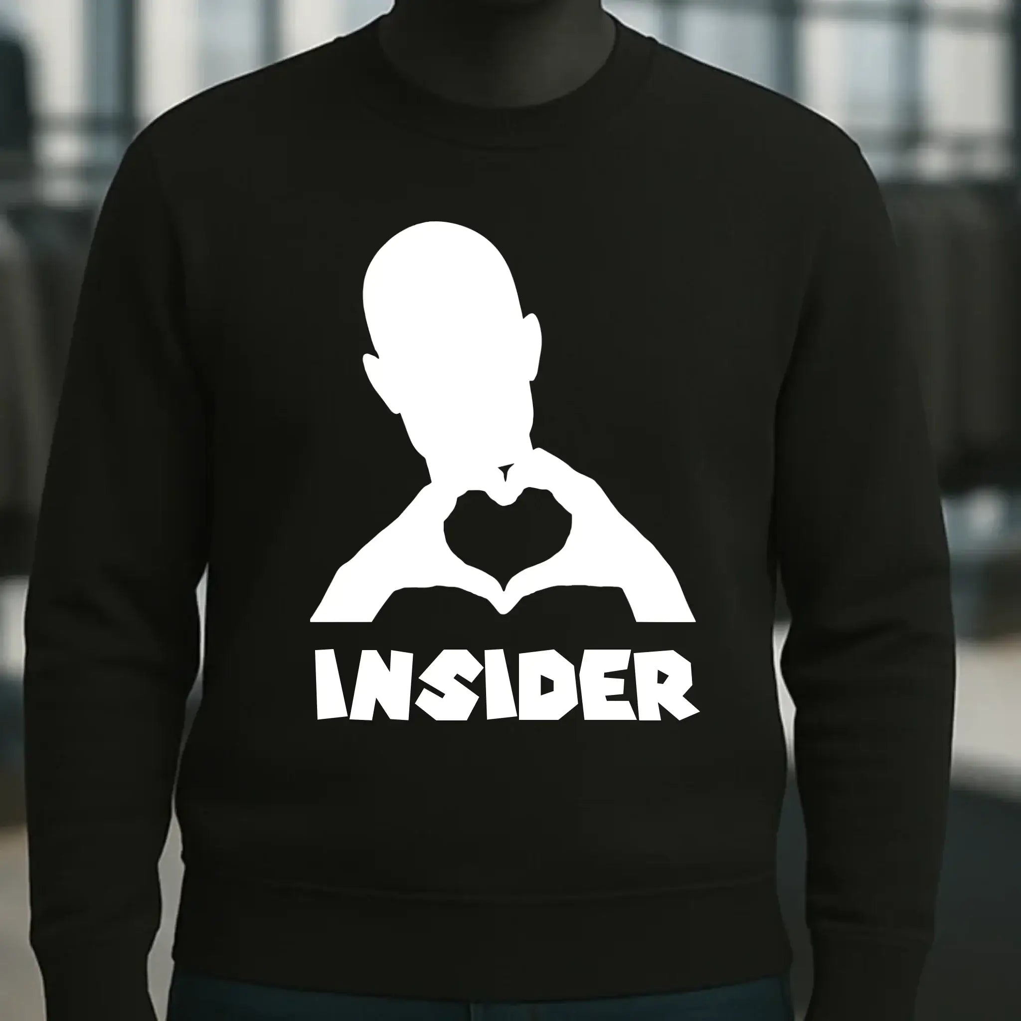 Keine Frage, ich liebe Dich auch! • Insider White • Unisex Sweatshirt Bio-Baumwolle in 4 Farben XS-3XL • personalisiert