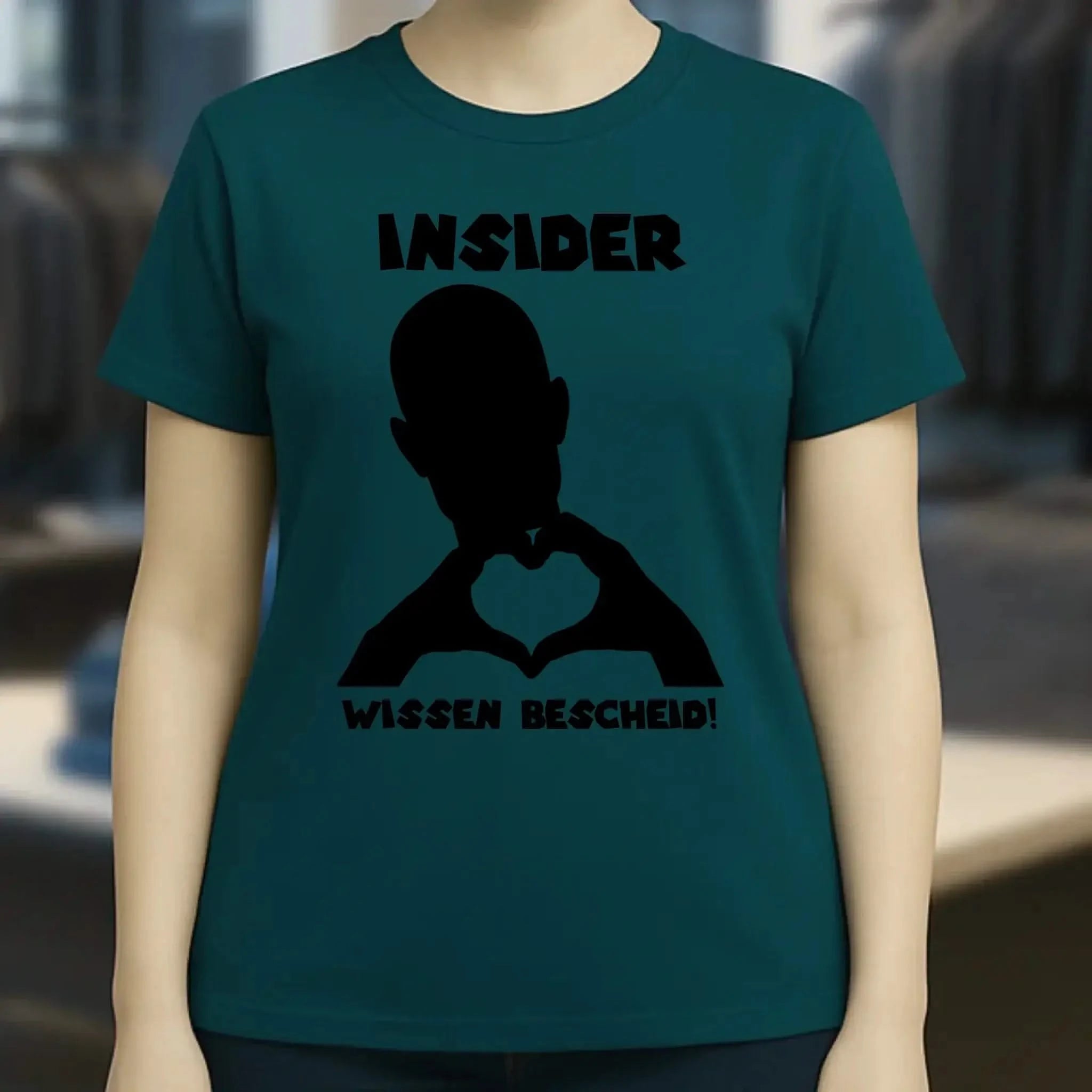 Keine Frage, ich liebe Dich auch! • personalisierbarer / personalisierter Text • Ladies Premium T-Shirt XS-2XL aus Bio-Baumwolle für Damen • Exklusivdesign • personalisiert • Motivauswahl • personalisierbar