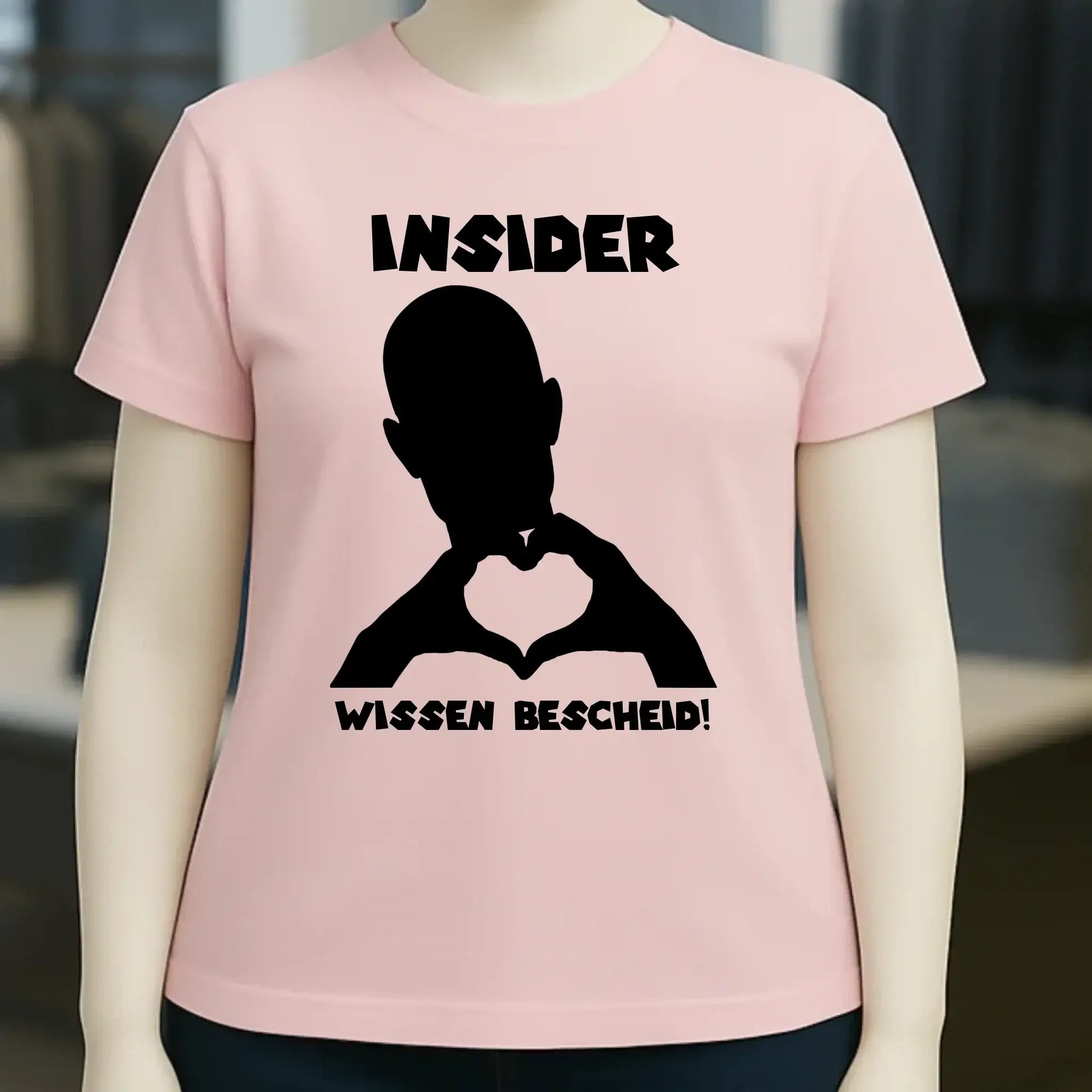 Keine Frage, ich liebe Dich auch! • personalisierbarer / personalisierter Text • Ladies Premium T-Shirt XS-2XL aus Bio-Baumwolle für Damen • Exklusivdesign • personalisiert • Motivauswahl • personalisierbar