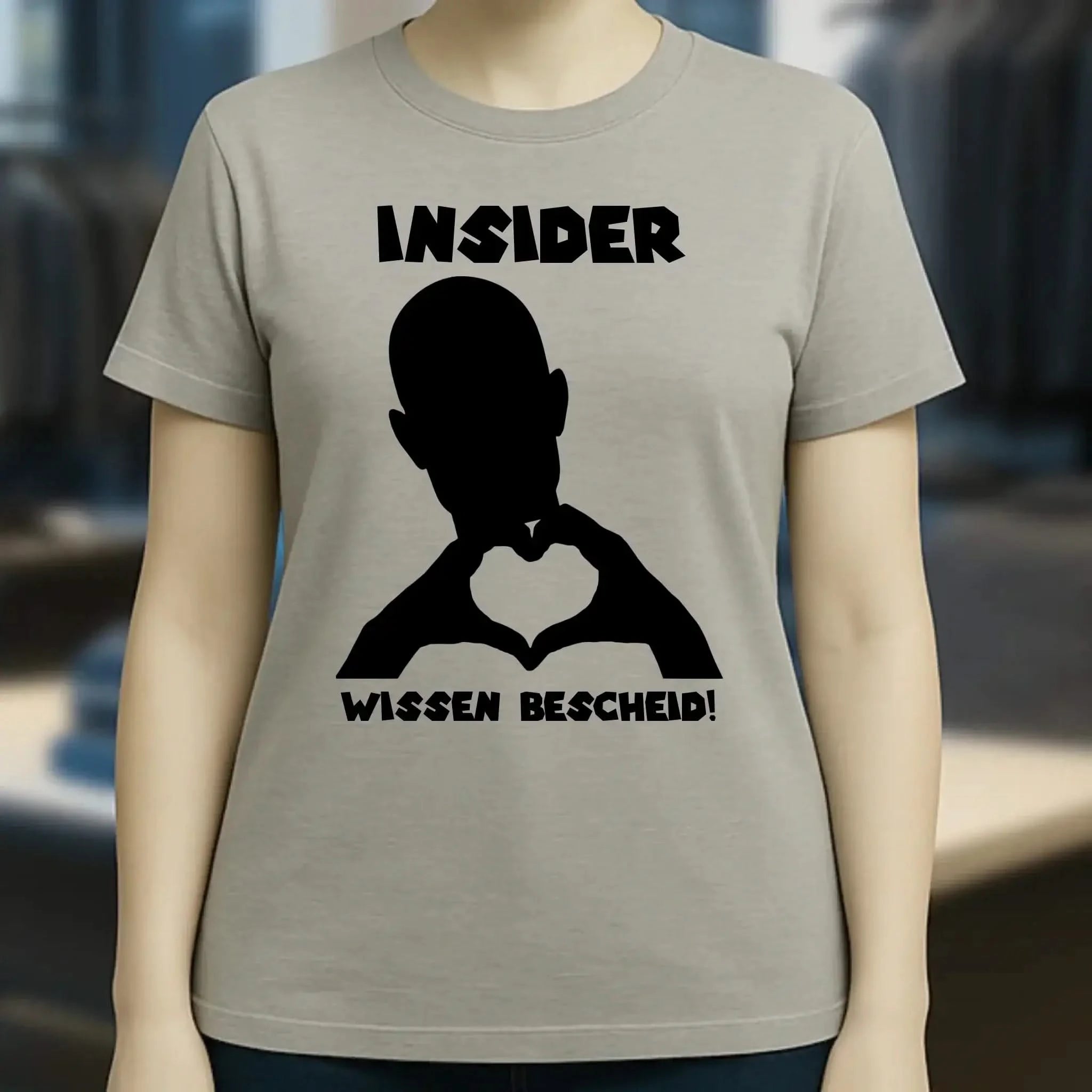 Keine Frage, ich liebe Dich auch! • personalisierbarer / personalisierter Text • Ladies Premium T-Shirt XS-2XL aus Bio-Baumwolle für Damen • Exklusivdesign • personalisiert • Motivauswahl • personalisierbar
