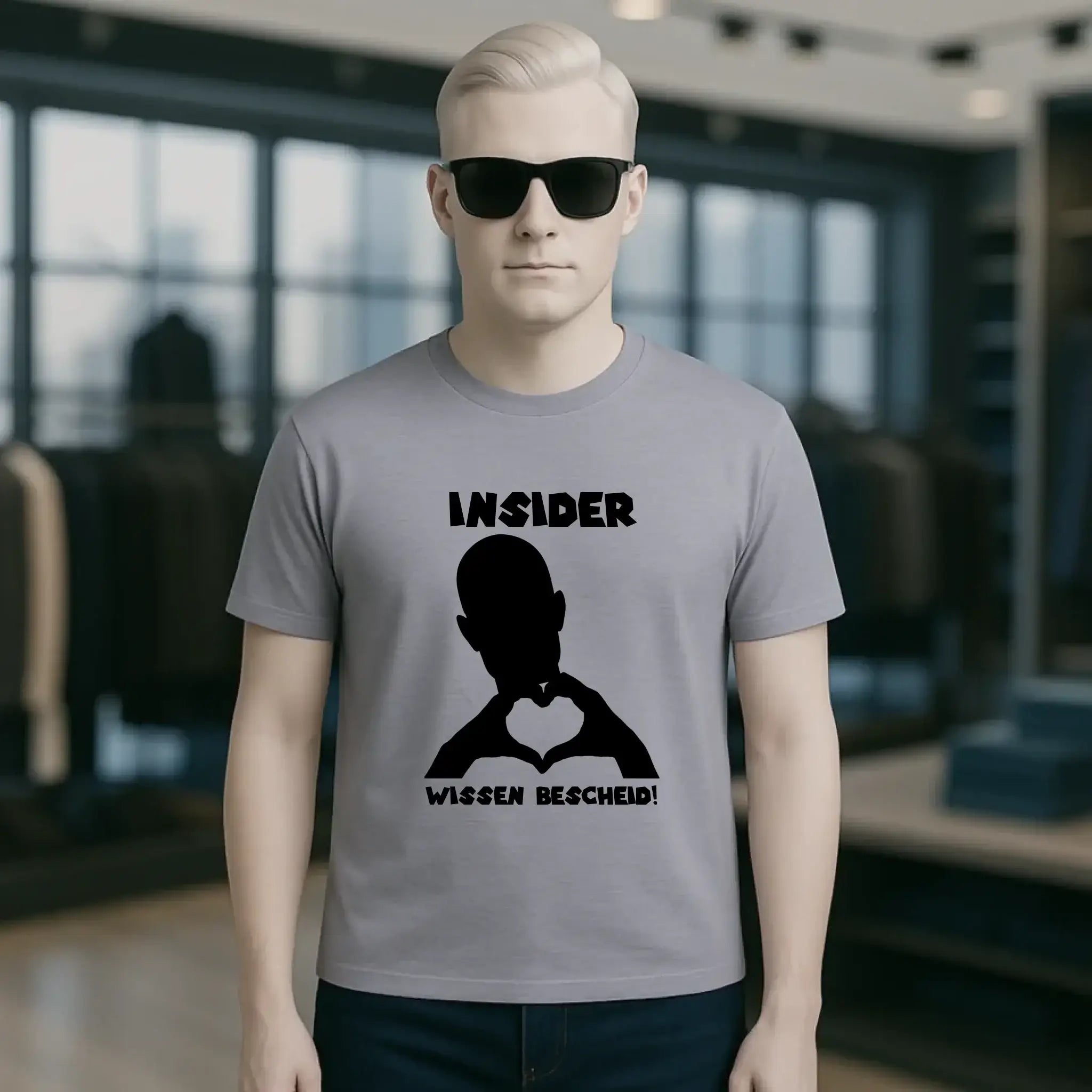 Keine Frage, ich liebe Dich auch! • personalisierbarer / personalisierter Text • Unisex Premium T-Shirt XS-5XL aus Bio-Baumwolle für Damen & Herren • Exklusivdesign • personalisiert