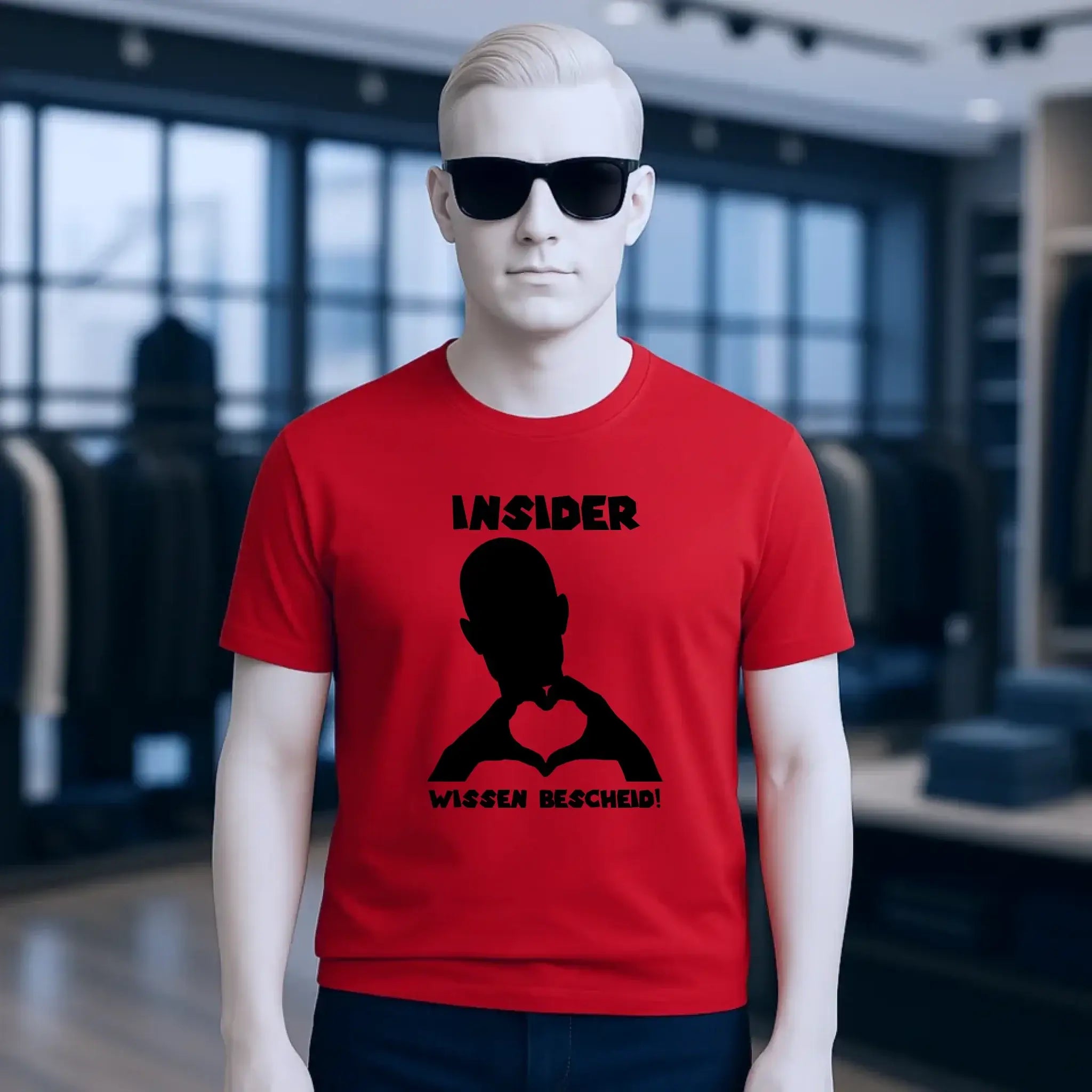 Keine Frage, ich liebe Dich auch! • personalisierbarer / personalisierter Text • Unisex Premium T-Shirt XS-5XL aus Bio-Baumwolle für Damen & Herren • Exklusivdesign • personalisiert