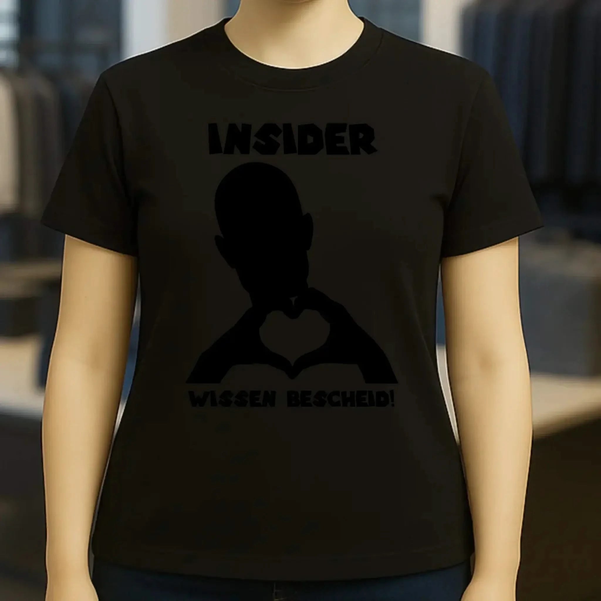 Keine Frage, ich liebe Dich auch! • personalisierbarer / personalisierter Text • Ladies Premium T-Shirt XS-2XL aus Bio-Baumwolle für Damen • Exklusivdesign • personalisiert • Motivauswahl • personalisierbar