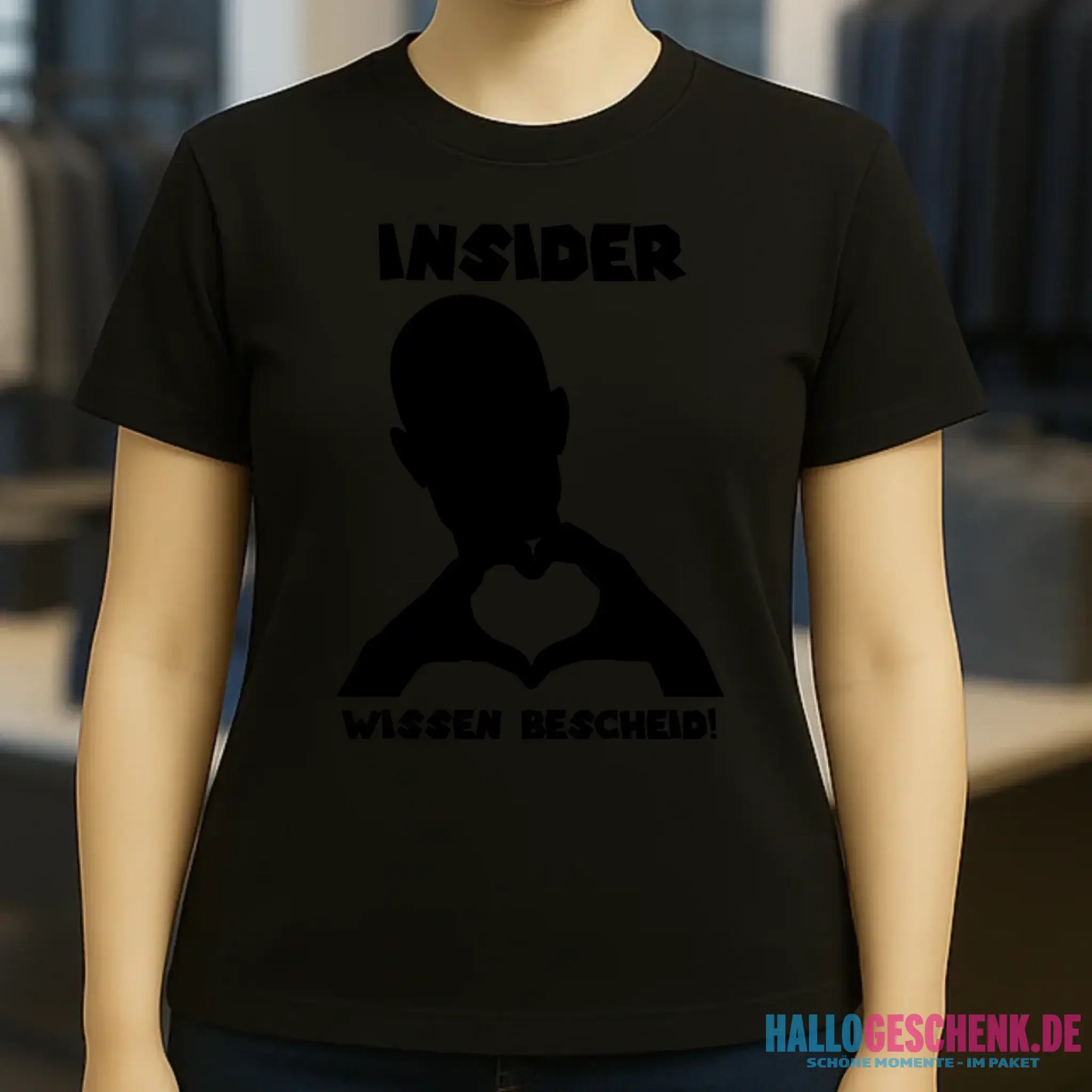 Keine Frage, ich liebe Dich auch! • personalisierbarer / personalisierter Text • Ladies Premium T-Shirt XS-2XL aus Bio-Baumwolle für Damen • Exklusivdesign • personalisiert • Motivauswahl • personalisierbar