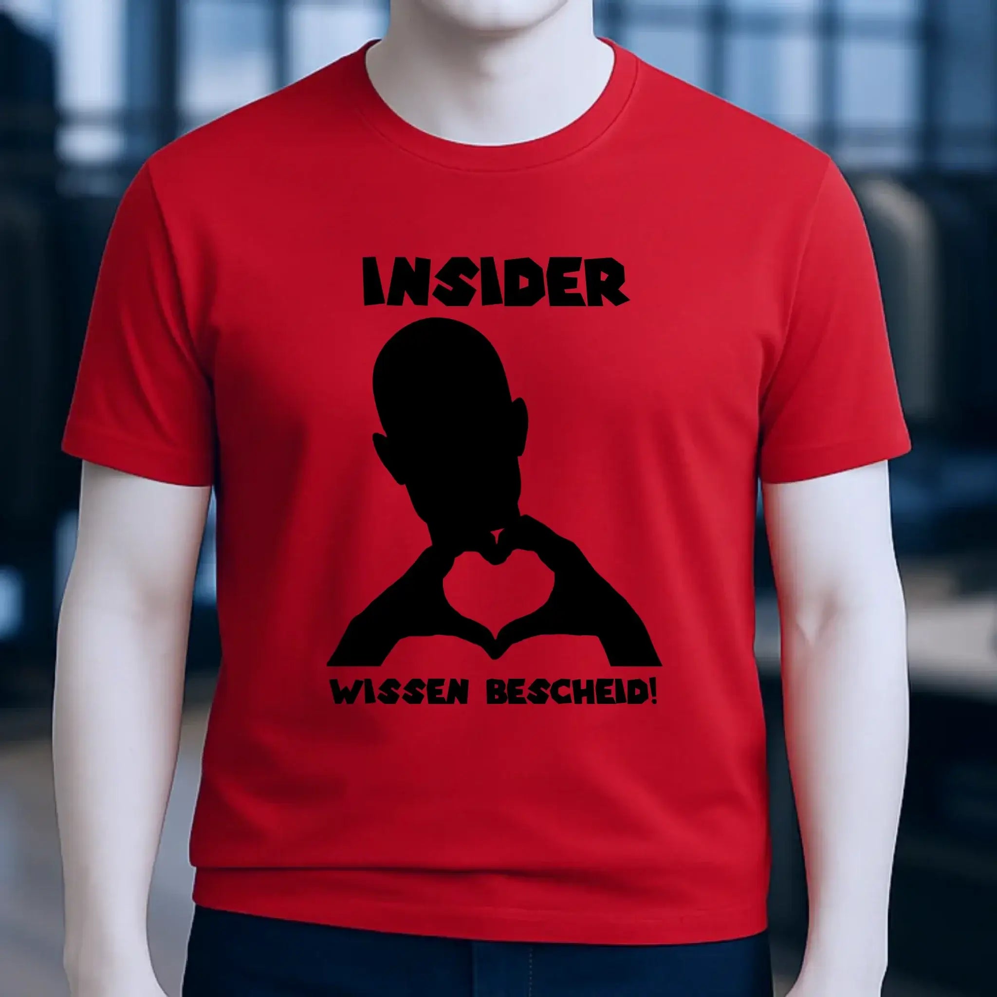 Keine Frage, ich liebe Dich auch! • personalisierbarer / personalisierter Text • Unisex Premium T-Shirt XS-5XL aus Bio-Baumwolle für Damen & Herren • Exklusivdesign • personalisiert