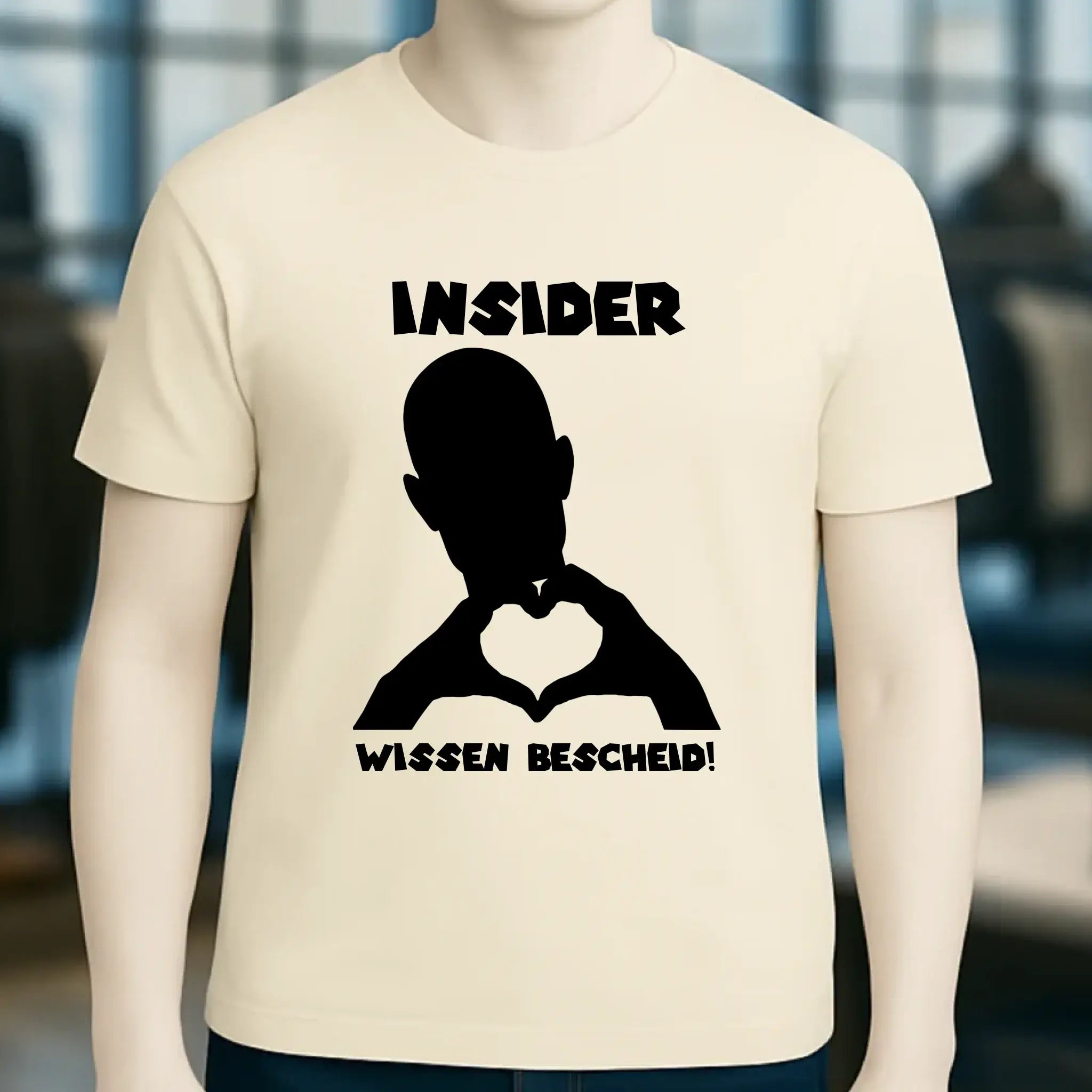 Keine Frage, ich liebe Dich auch! • personalisierbarer / personalisierter Text • Unisex Premium T-Shirt XS-5XL aus Bio-Baumwolle für Damen & Herren • Exklusivdesign • personalisiert