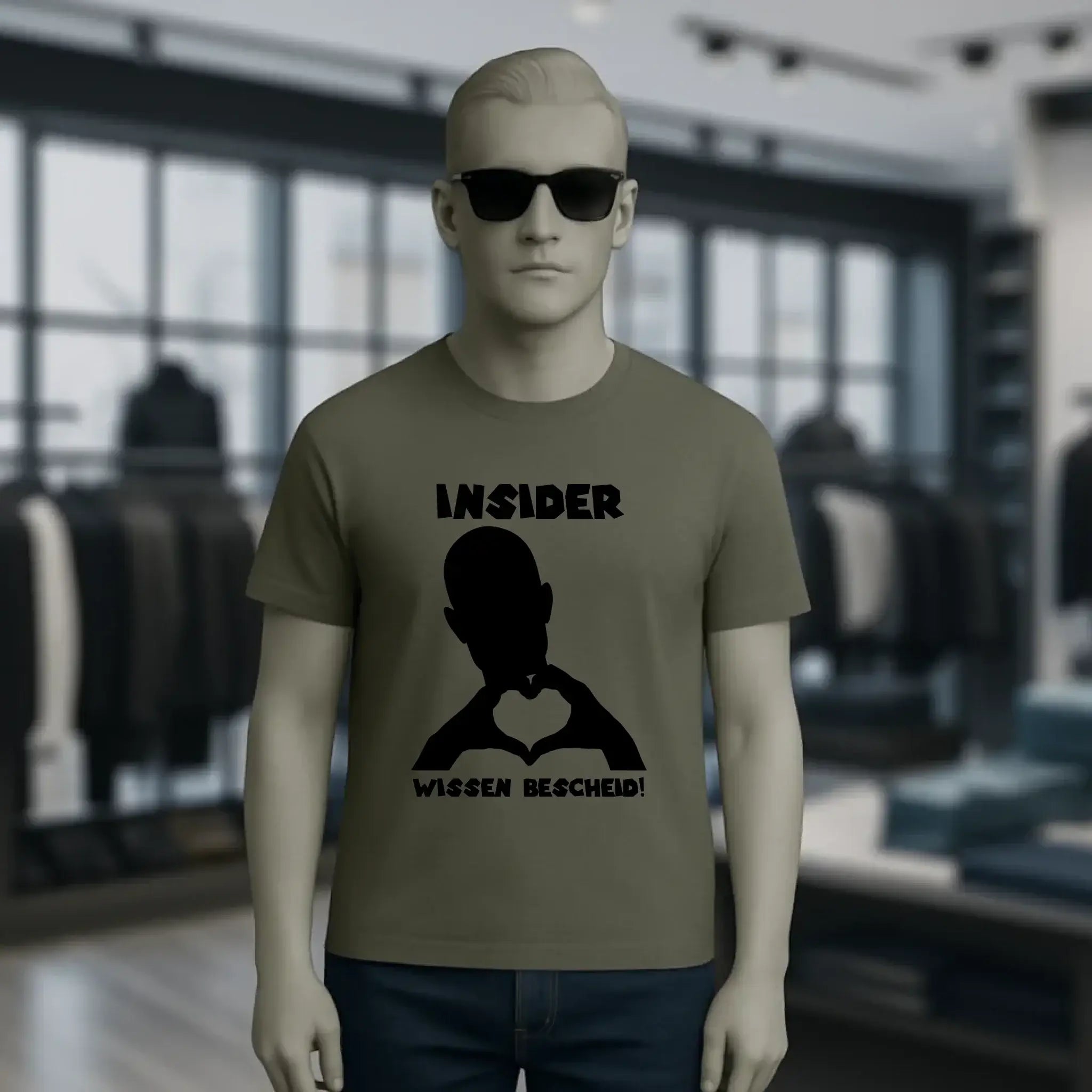 Keine Frage, ich liebe Dich auch! • personalisierbarer / personalisierter Text • Unisex Premium T-Shirt XS-5XL aus Bio-Baumwolle für Damen & Herren • Exklusivdesign • personalisiert