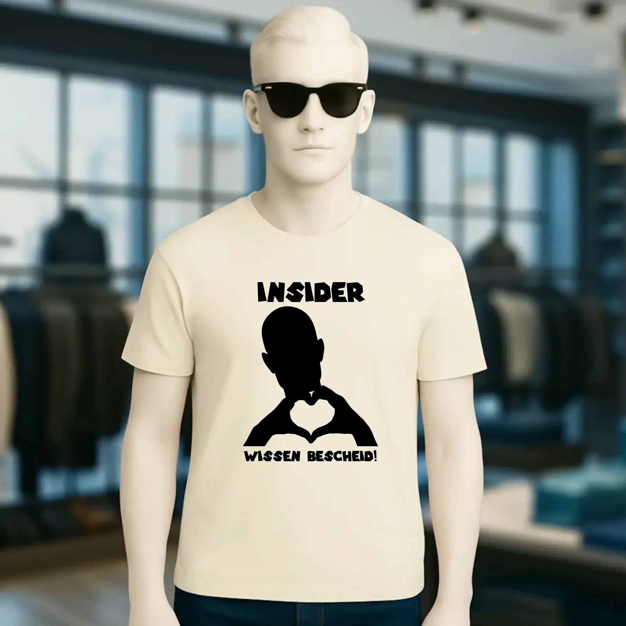 Keine Frage, ich liebe Dich auch! • personalisierbarer / personalisierter Text • Unisex Premium T-Shirt XS-5XL aus Bio-Baumwolle für Damen & Herren • Exklusivdesign • personalisiert