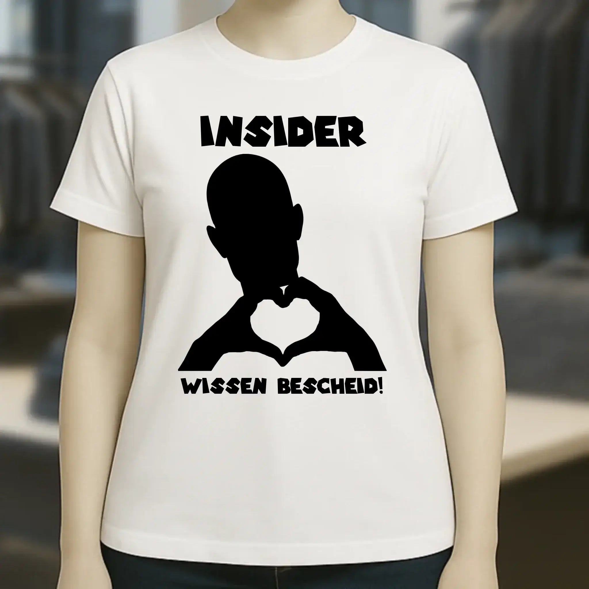 Keine Frage, ich liebe Dich auch! • personalisierbarer / personalisierter Text • Ladies Premium T-Shirt XS-2XL aus Bio-Baumwolle für Damen • Exklusivdesign • personalisiert • Motivauswahl • personalisierbar