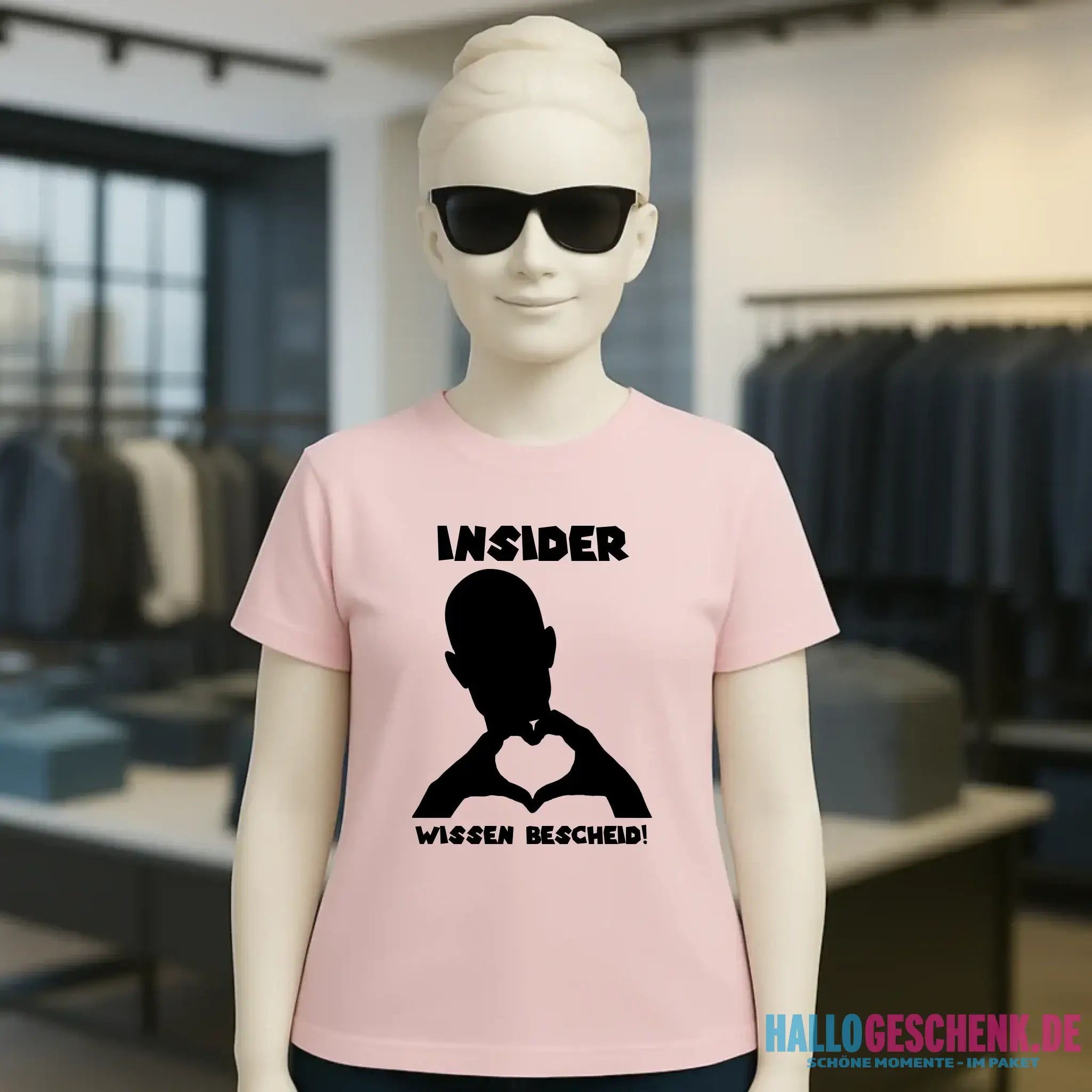 Keine Frage, ich liebe Dich auch! • personalisierbarer / personalisierter Text • Ladies Premium T-Shirt XS-2XL aus Bio-Baumwolle für Damen • Exklusivdesign • personalisiert • Motivauswahl • personalisierbar