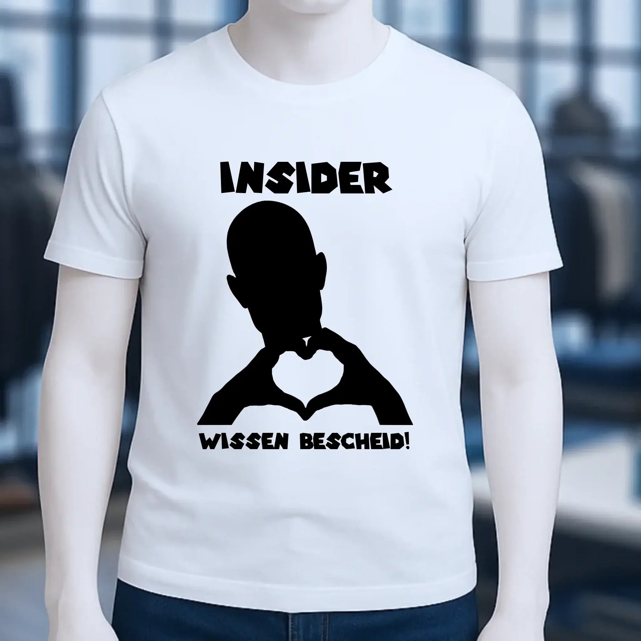 Keine Frage, ich liebe Dich auch! • personalisierbarer / personalisierter Text • Unisex Premium T-Shirt XS-5XL aus Bio-Baumwolle für Damen & Herren • Exklusivdesign • personalisiert