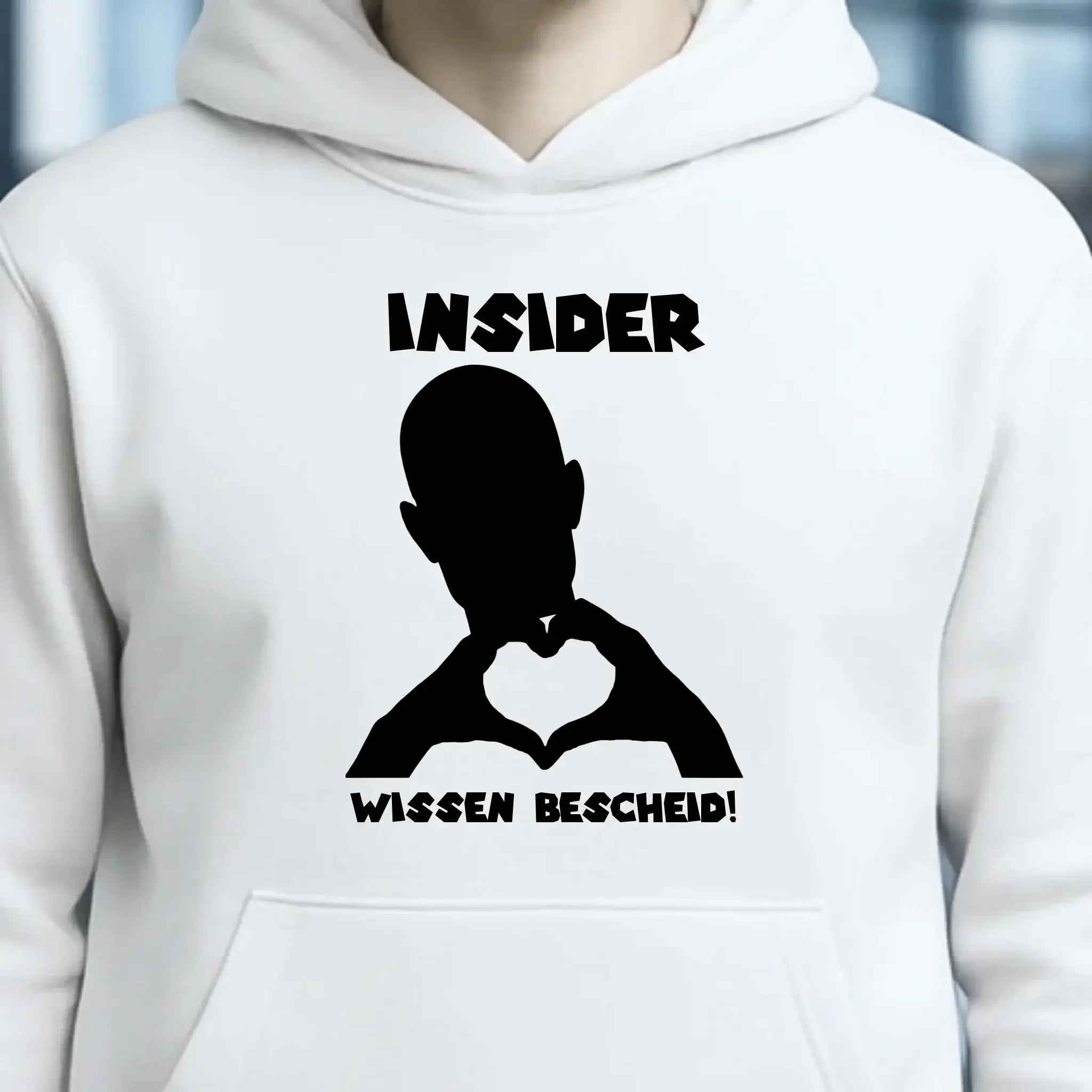 Keine Frage, ich liebe Dich auch! • personalisierter Text • Unisex Premium Hoodie XS-5XL aus Bio-Baumwolle für Damen & Herren • Exklusivdesign • personalisiert