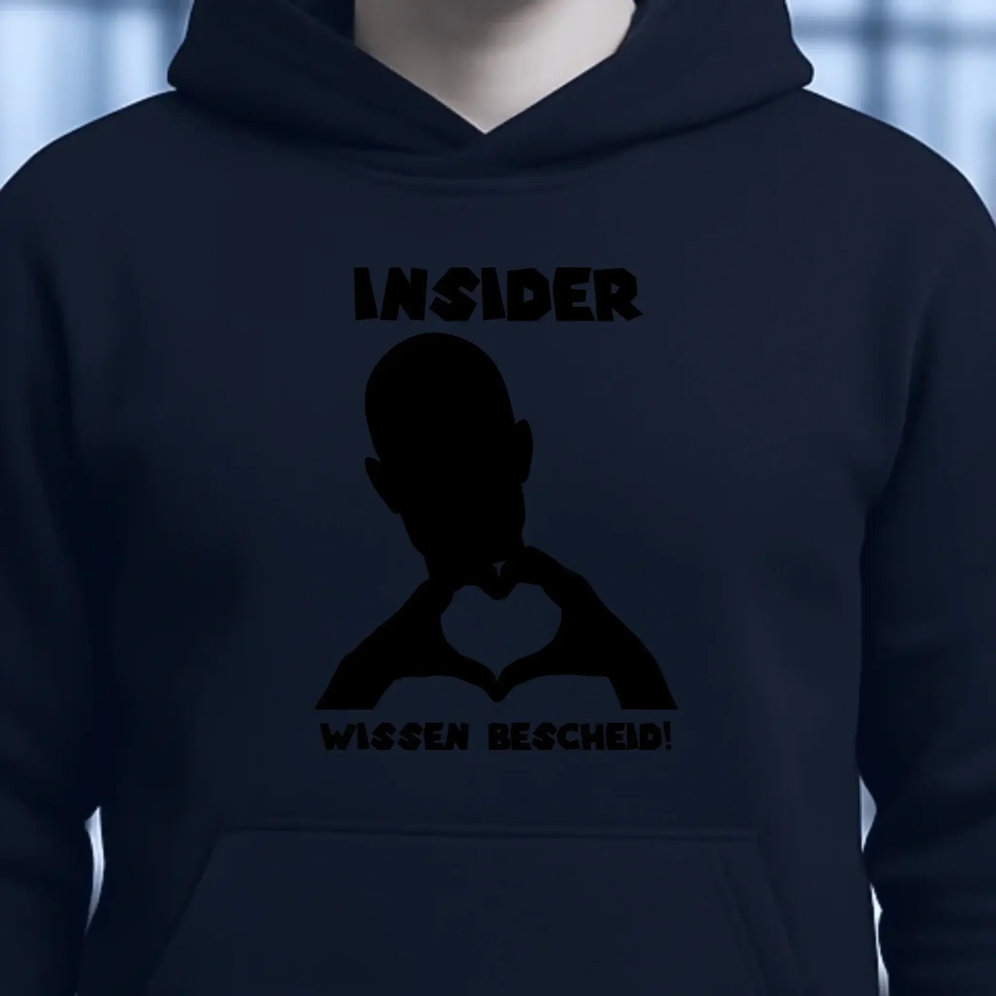 Keine Frage, ich liebe Dich auch! • personalisierter Text • Unisex Premium Hoodie XS-5XL aus Bio-Baumwolle für Damen & Herren • Exklusivdesign • personalisiert