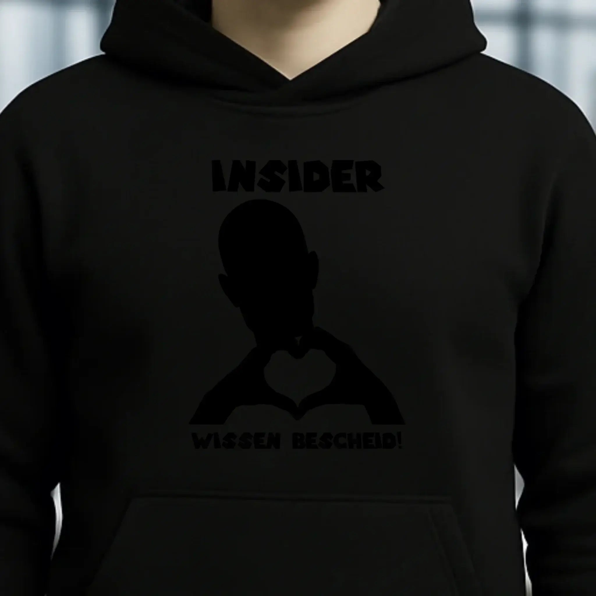 Keine Frage, ich liebe Dich auch! • personalisierter Text • Unisex Premium Hoodie XS-5XL aus Bio-Baumwolle für Damen & Herren • Exklusivdesign • personalisiert
