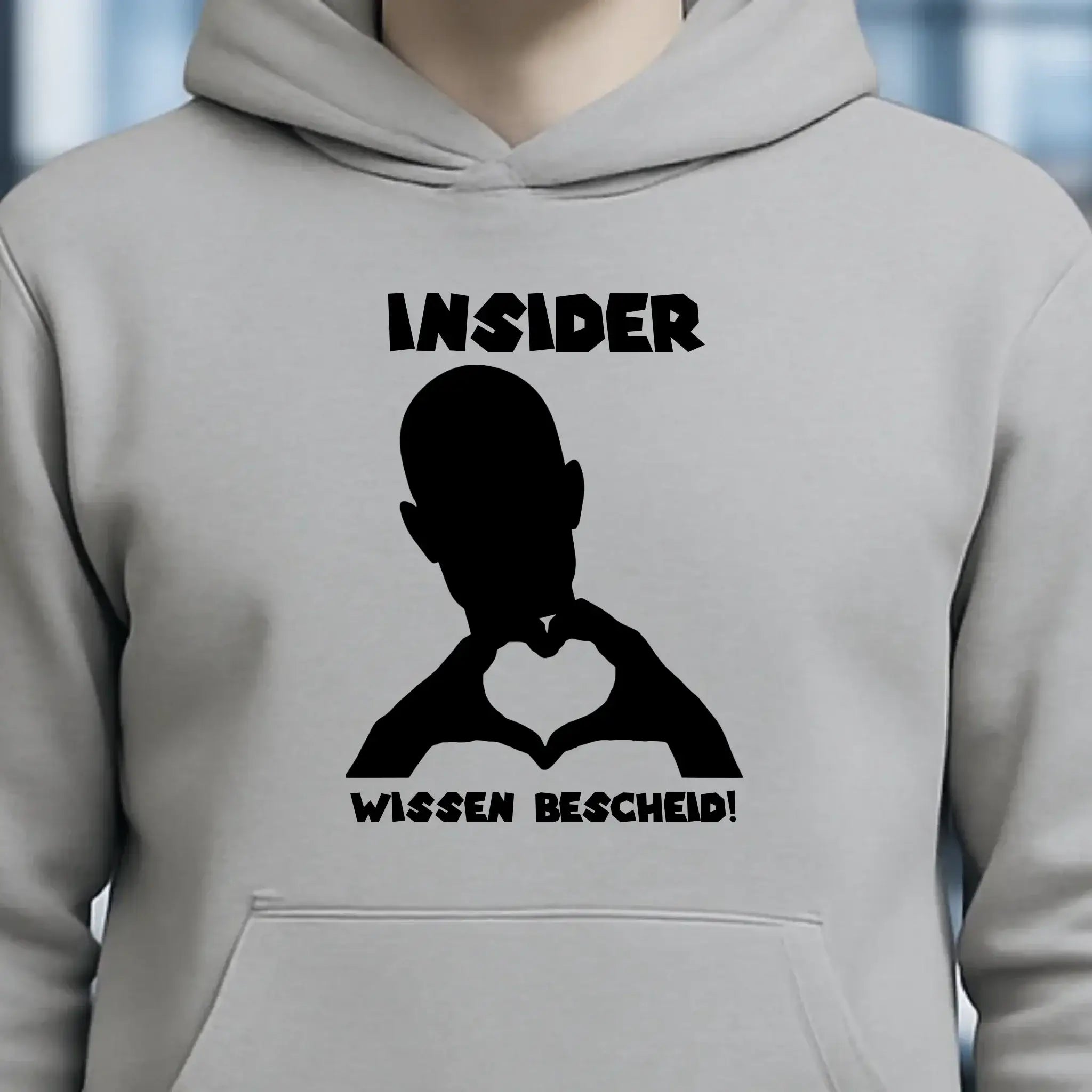 Keine Frage, ich liebe Dich auch! • personalisierter Text • Unisex Premium Hoodie XS-5XL aus Bio-Baumwolle für Damen & Herren • Exklusivdesign • personalisiert