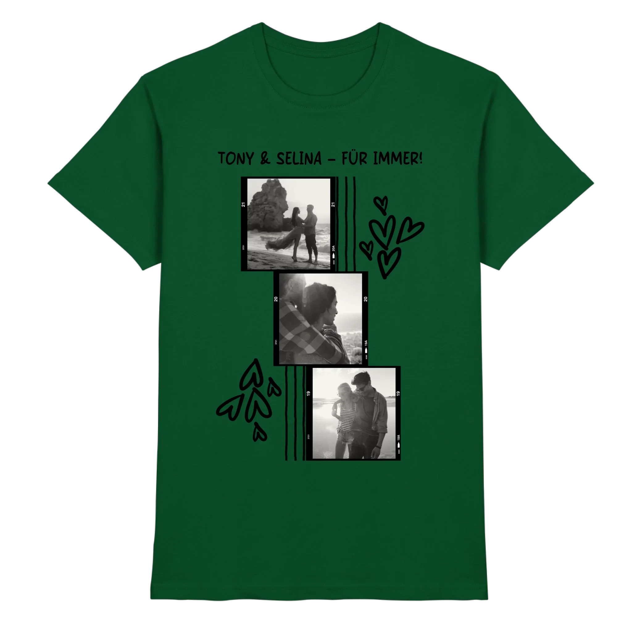 KI-Cartoon-Effekt • mehrere Artikel • ’Statement-Collection’ • Wunschtext • Mein Fotomotiv - Premium Herren T-Shirt