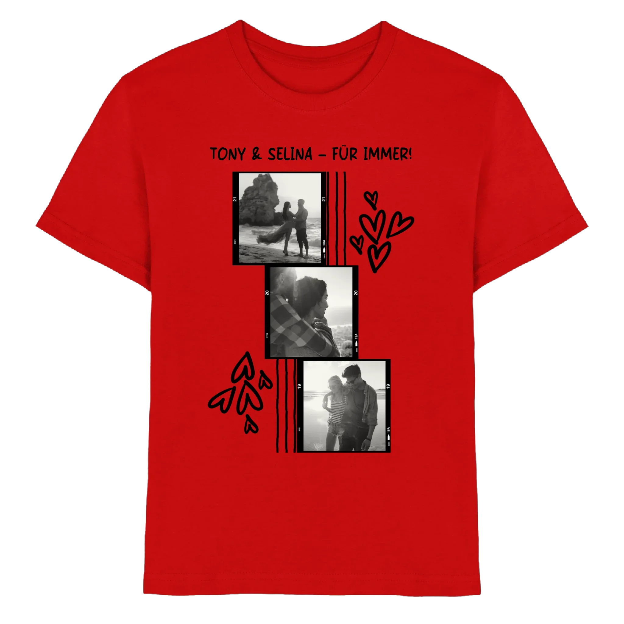 KI-Cartoon-Effekt • mehrere Artikel • ’Statement-Collection’ • Wunschtext • Mein Fotomotiv - Premium Kinder T-Shirt