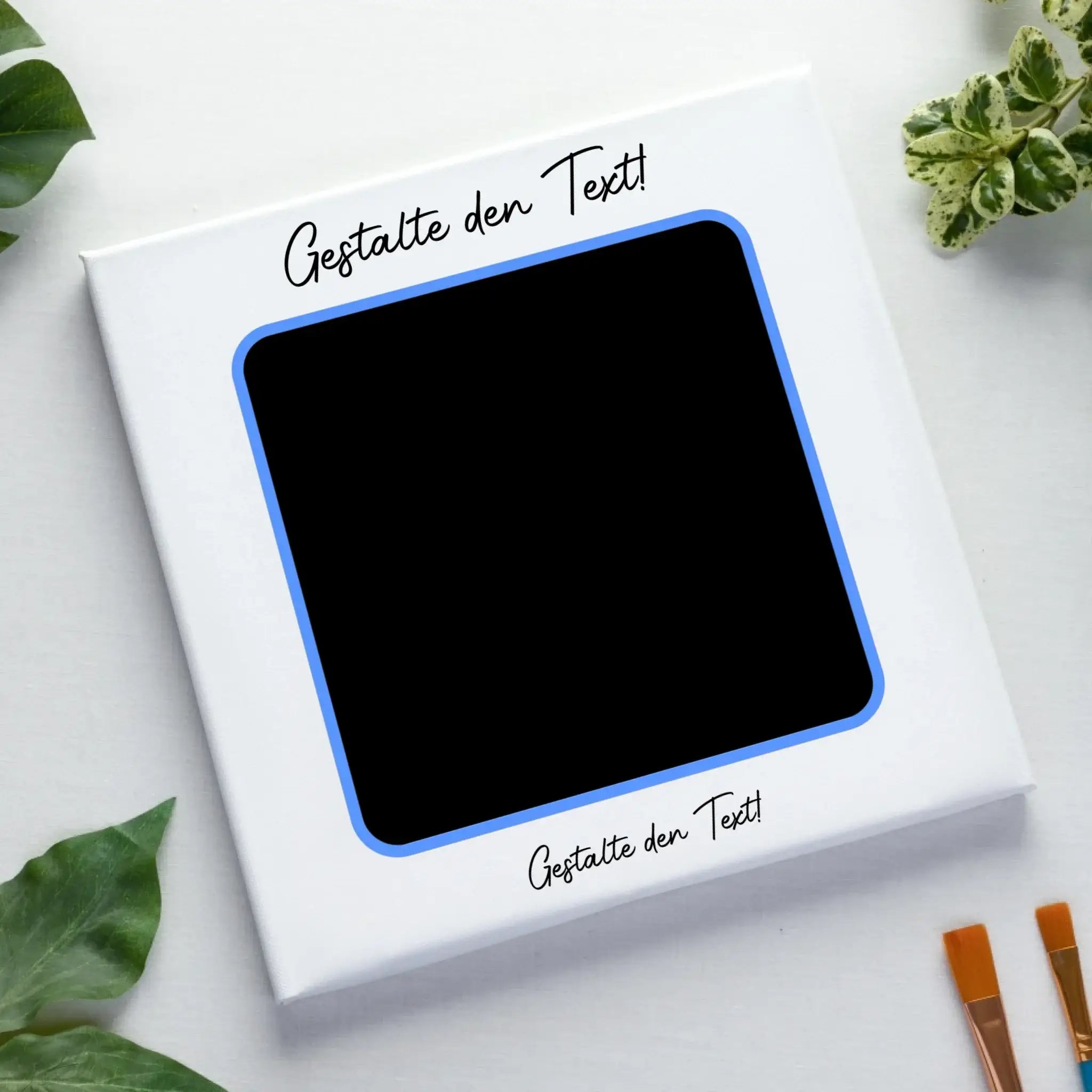 KI-Effekt: Dein Foto im Cartoon-Stil • diverse personalisierbare Artikel - Leinwand / Standard / 20cm-x-20xm