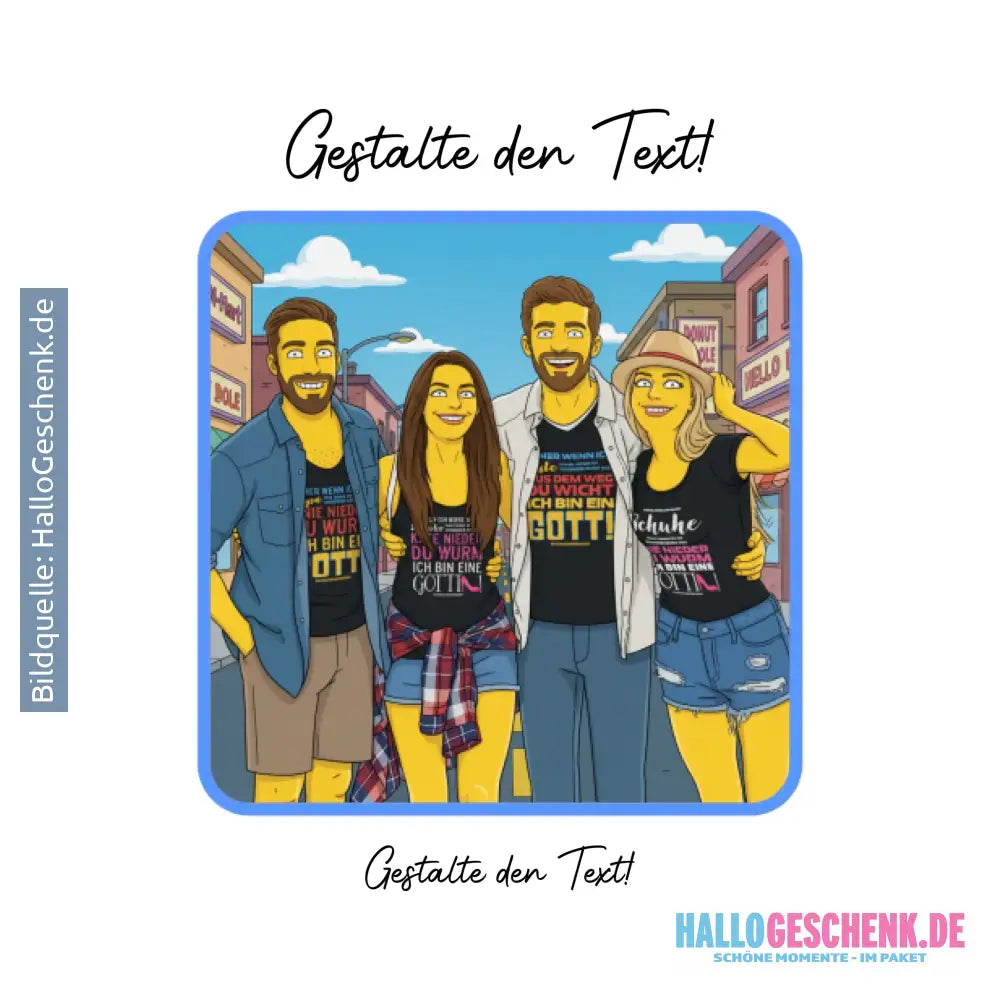 KI-Effekt: Dein Foto im Cartoon-Stil • diverse personalisierbare Artikel - KI-Effekte