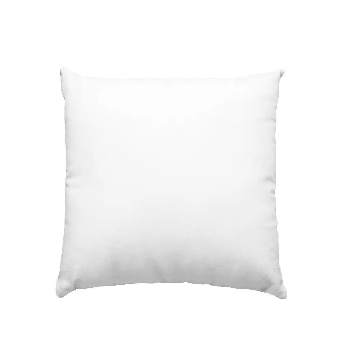 Weißer kissen in 40x40cm mit weichem, kuscheligem stoff für gemütliche wohnakzente