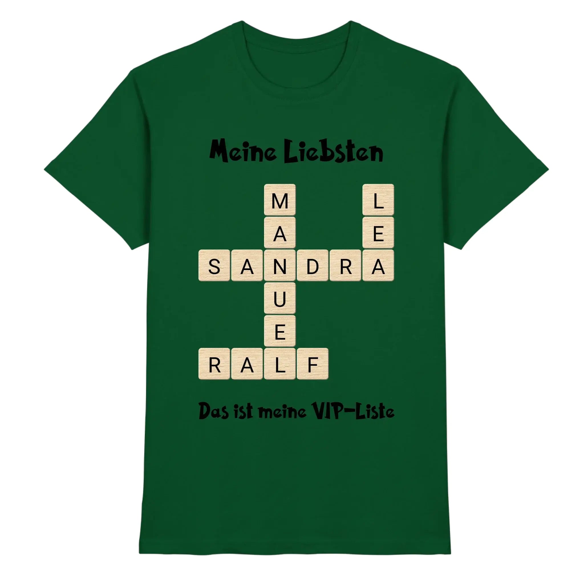 Kreuzwort-Motiv • mehrere Artikel • ’Statement-Collection’ • Wunschtext • Mein Motiv - Premium Herren T-Shirt