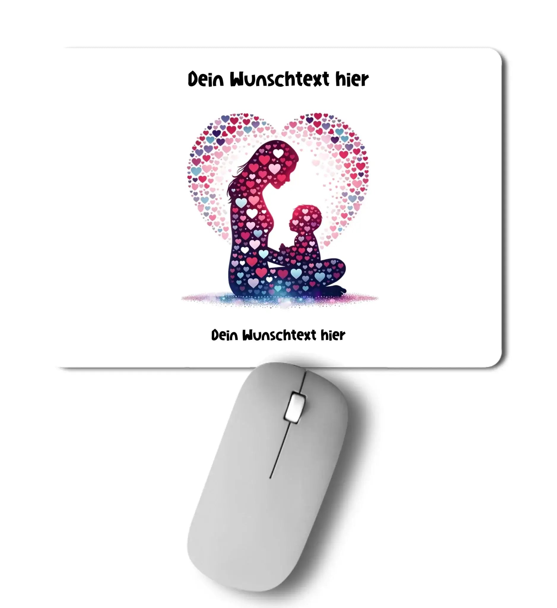 Lache Liebe Lebe • mehrere Artikel • ’Statement-Collection’ • Wunschtext • Mein Motiv • Beste Mama - Mousepad / Сolored