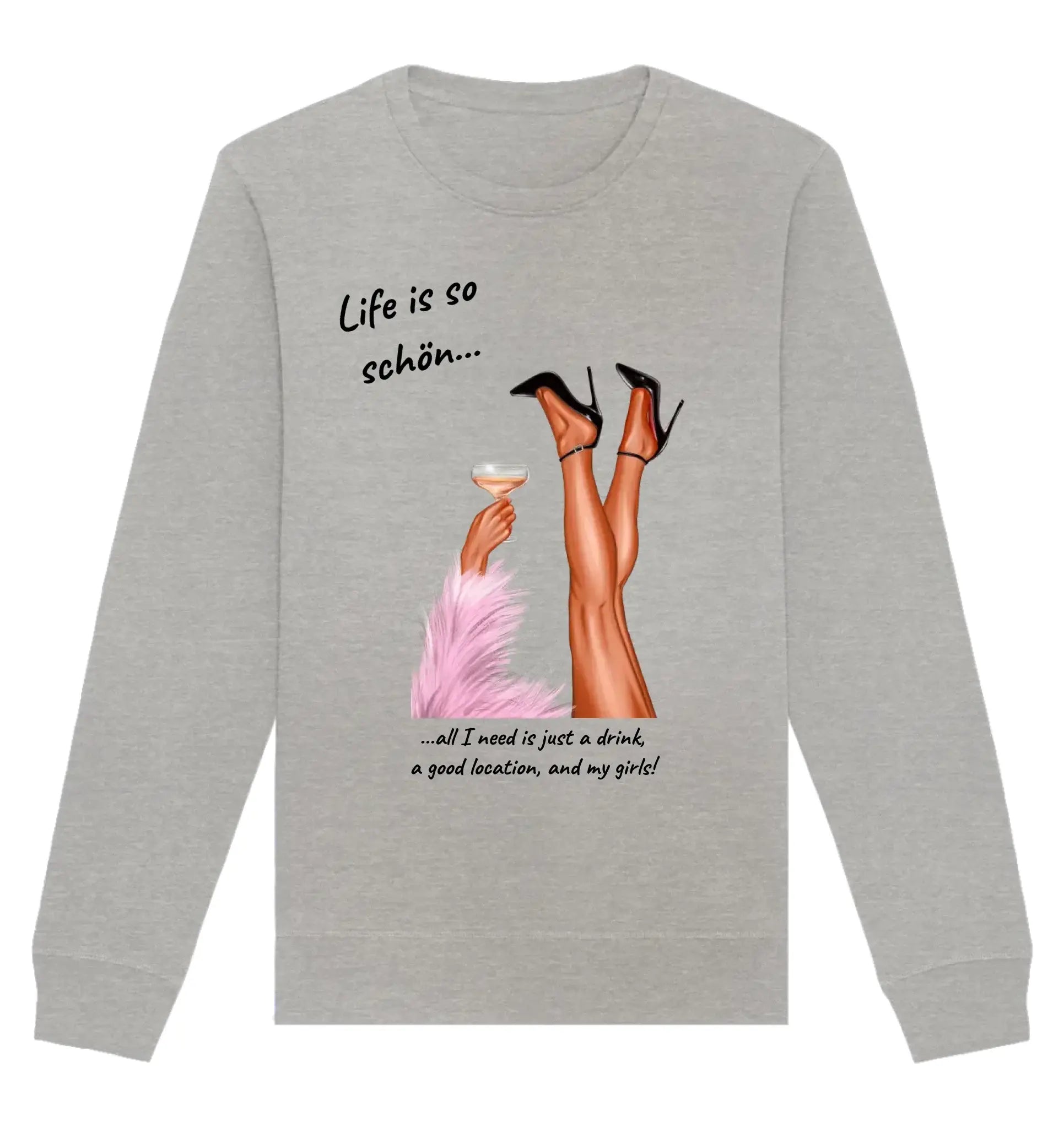HalloGeschenk.de front-organic-basic-unisex-sweatshirt-c2c1c0-1116x