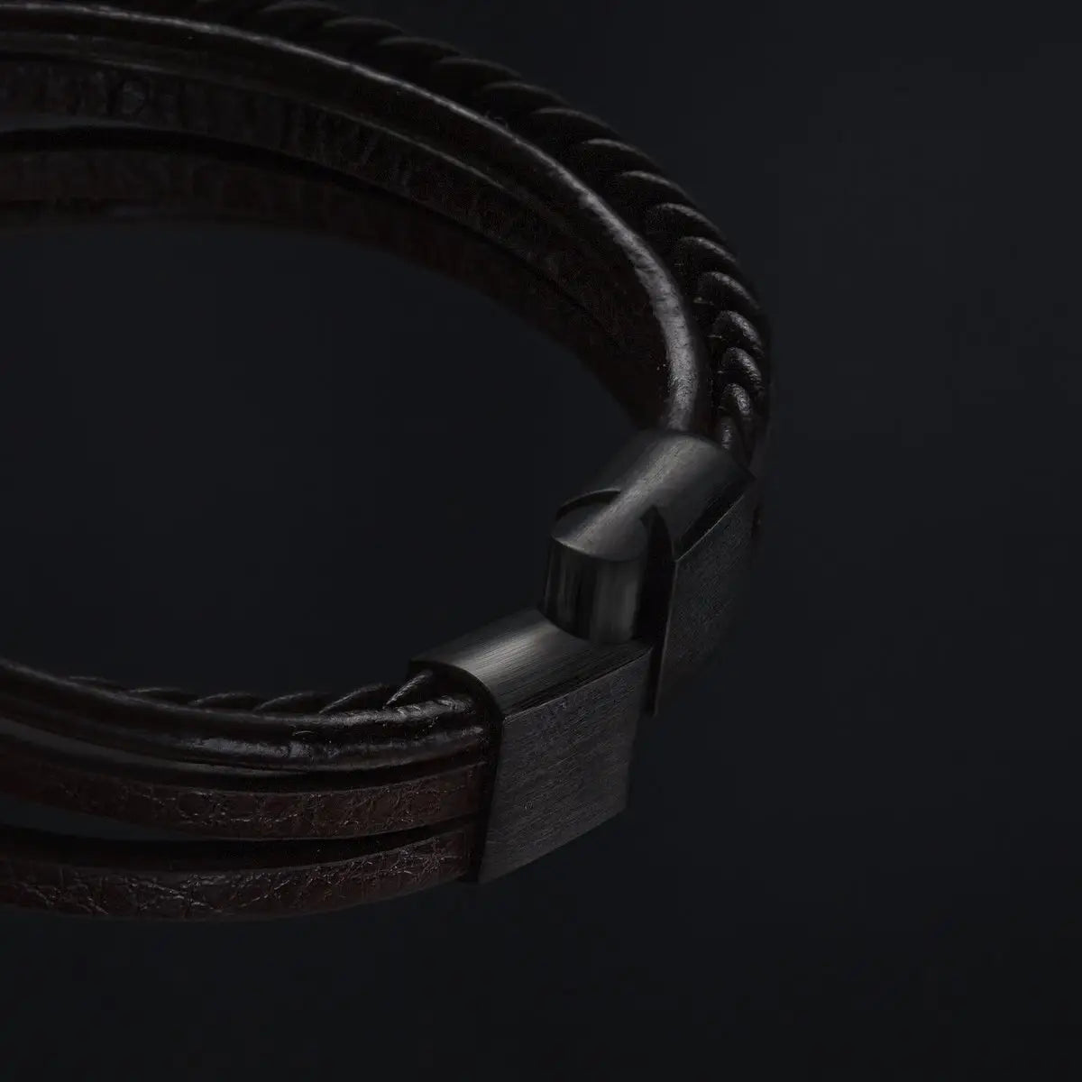 Lederarmband "Braid"