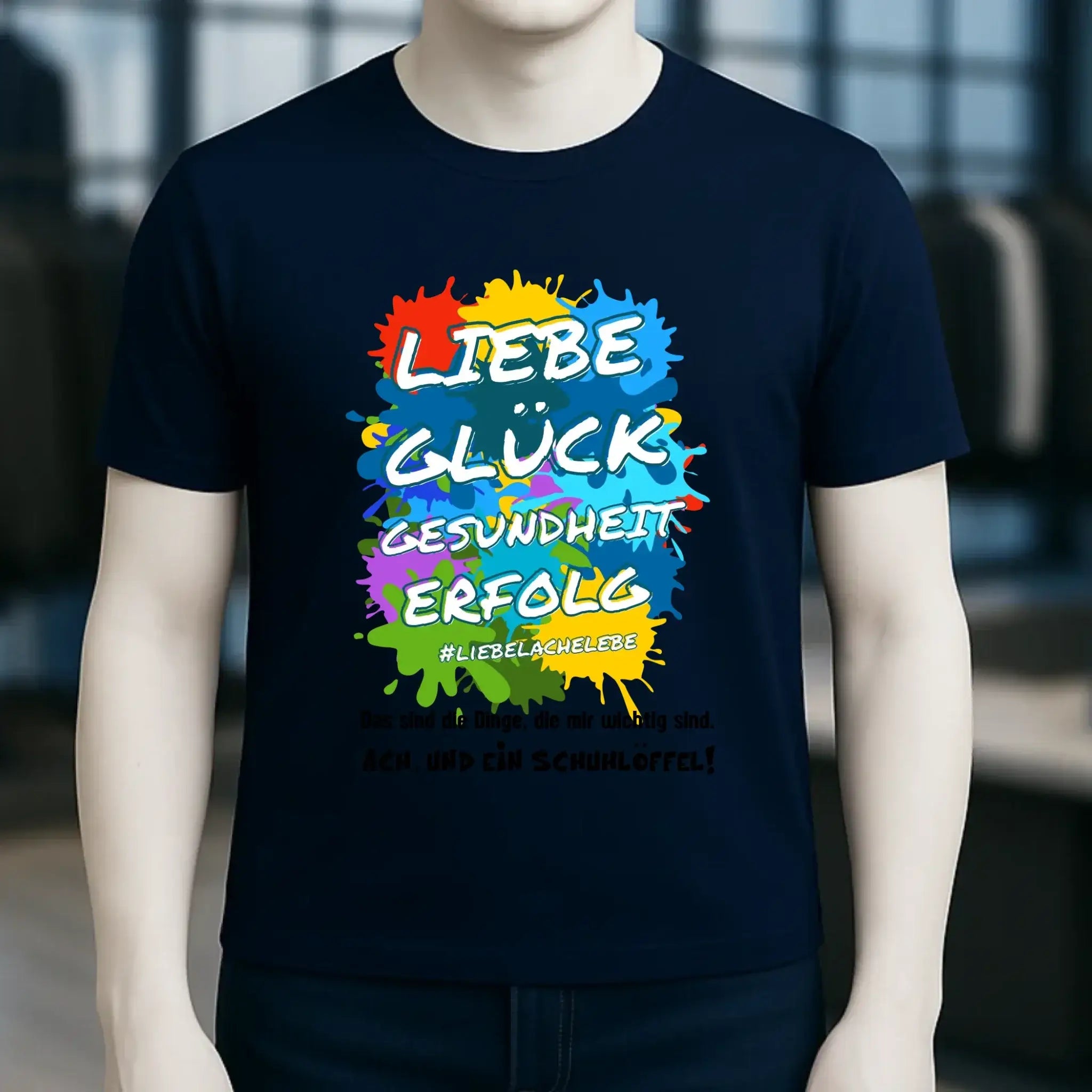 Liebe Glück Gesundheit Erfolg • Unisex Premium T-Shirt XS-5XL aus Bio-Baumwolle für Damen & Herren • Exklusivdesign • personalisiert