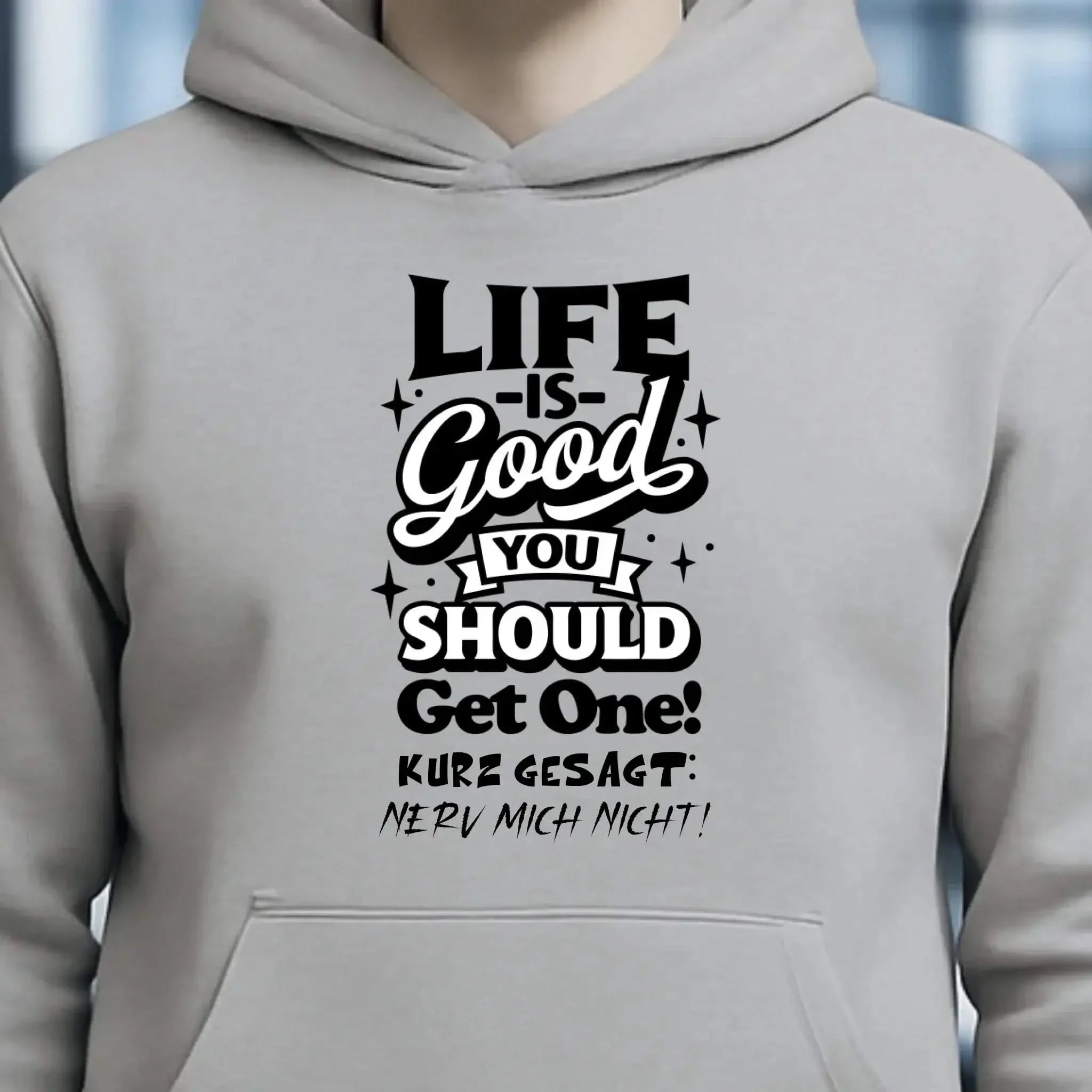 Life is good • Unisex Premium Hoodie XS-5XL aus Bio-Baumwolle für Damen & Herren • Exklusivdesign • personalisiert